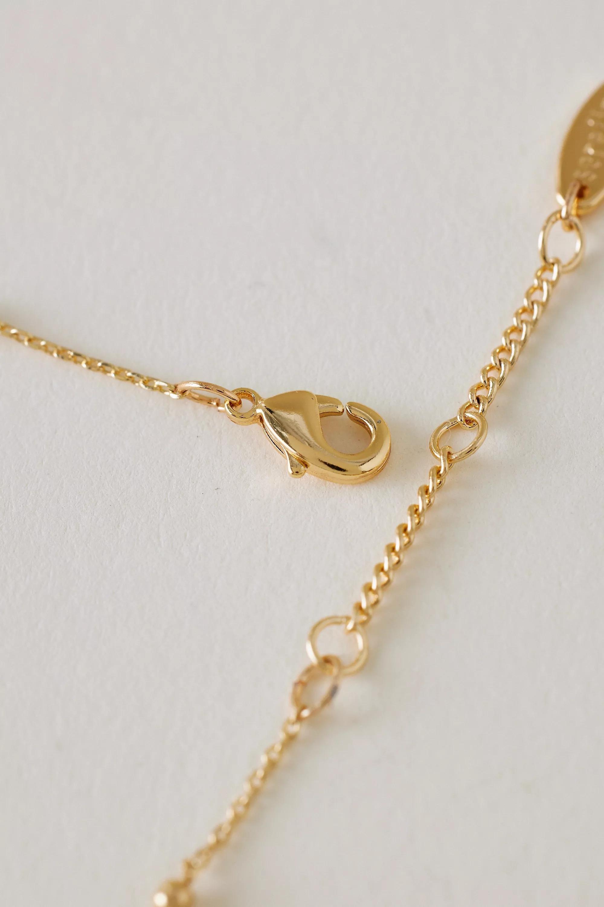 Anthropologie Charm Bracelet, 14K Gold-Plated, A501_0070, large image number 4