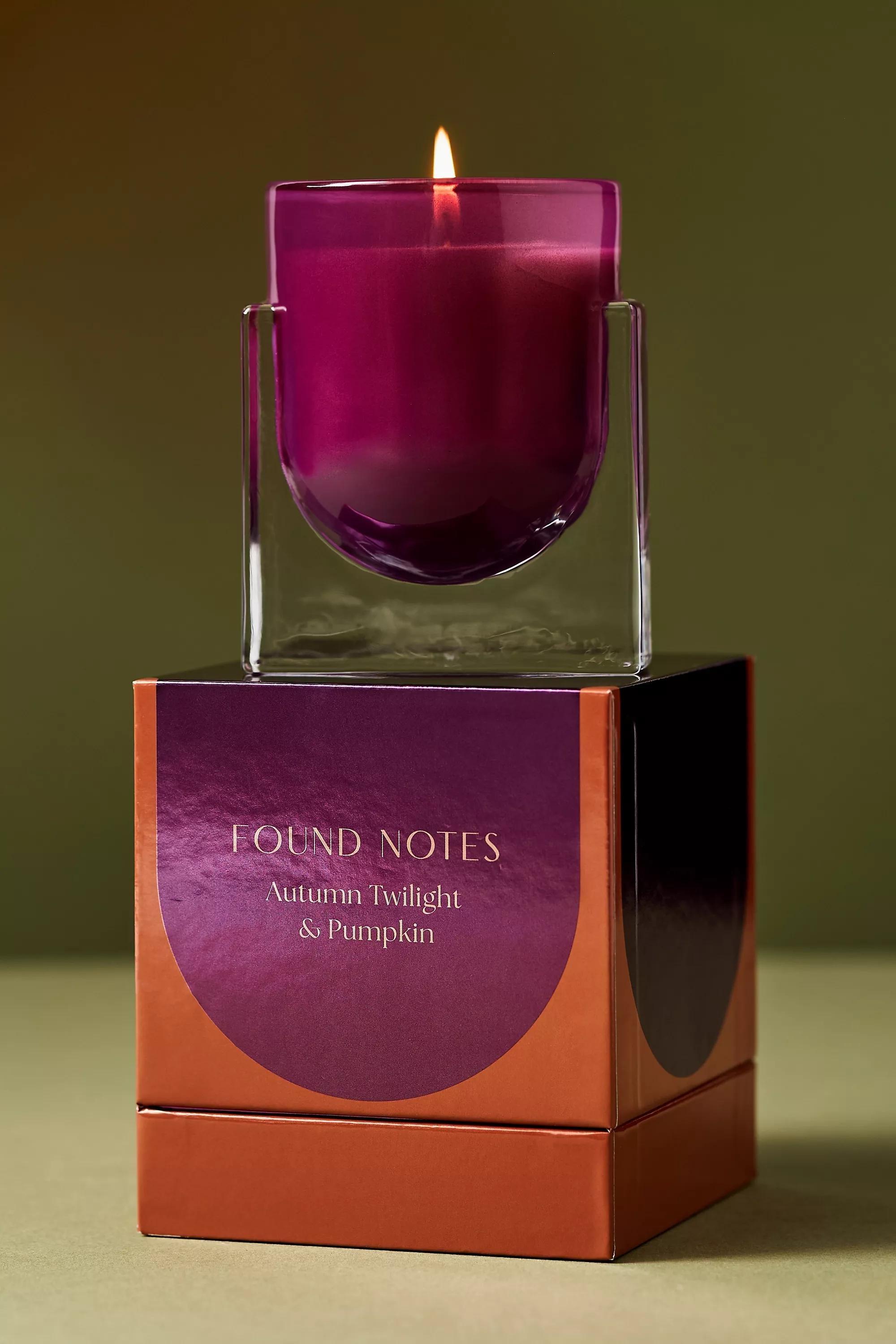 Found Notes Gourmand Autumn Twilight Pumpkin Candle, Purple, A501_0050, large image number 2