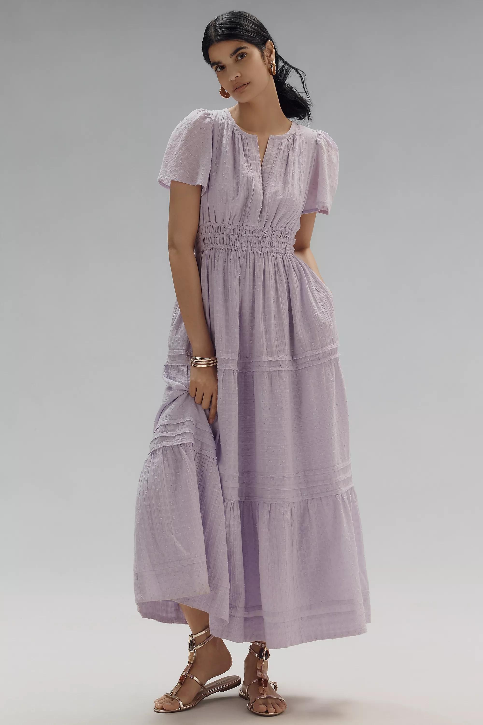 Purple The Somerset Maxi Dress: Textured Edition, A501_0055, large image number 0