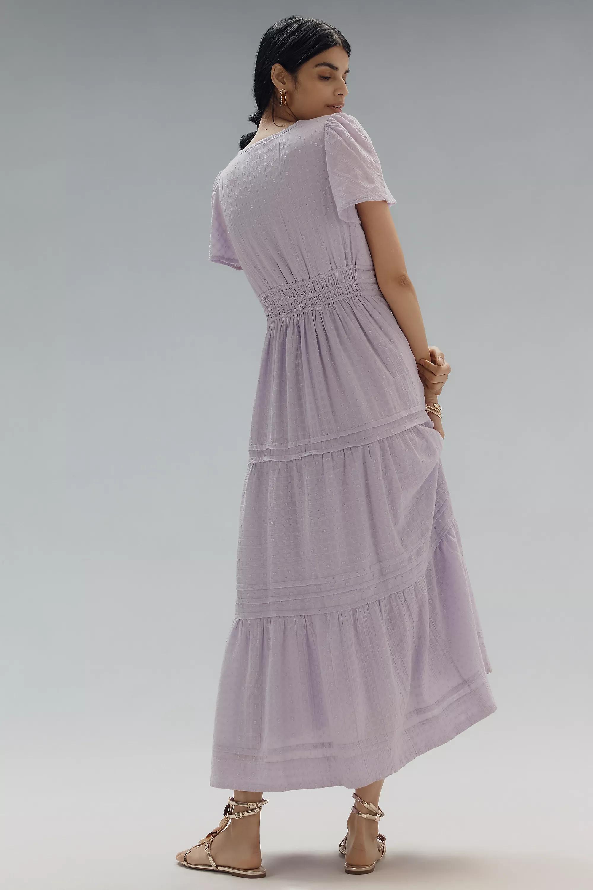Purple The Somerset Maxi Dress: Textured Edition, A501_0055, large image number 1