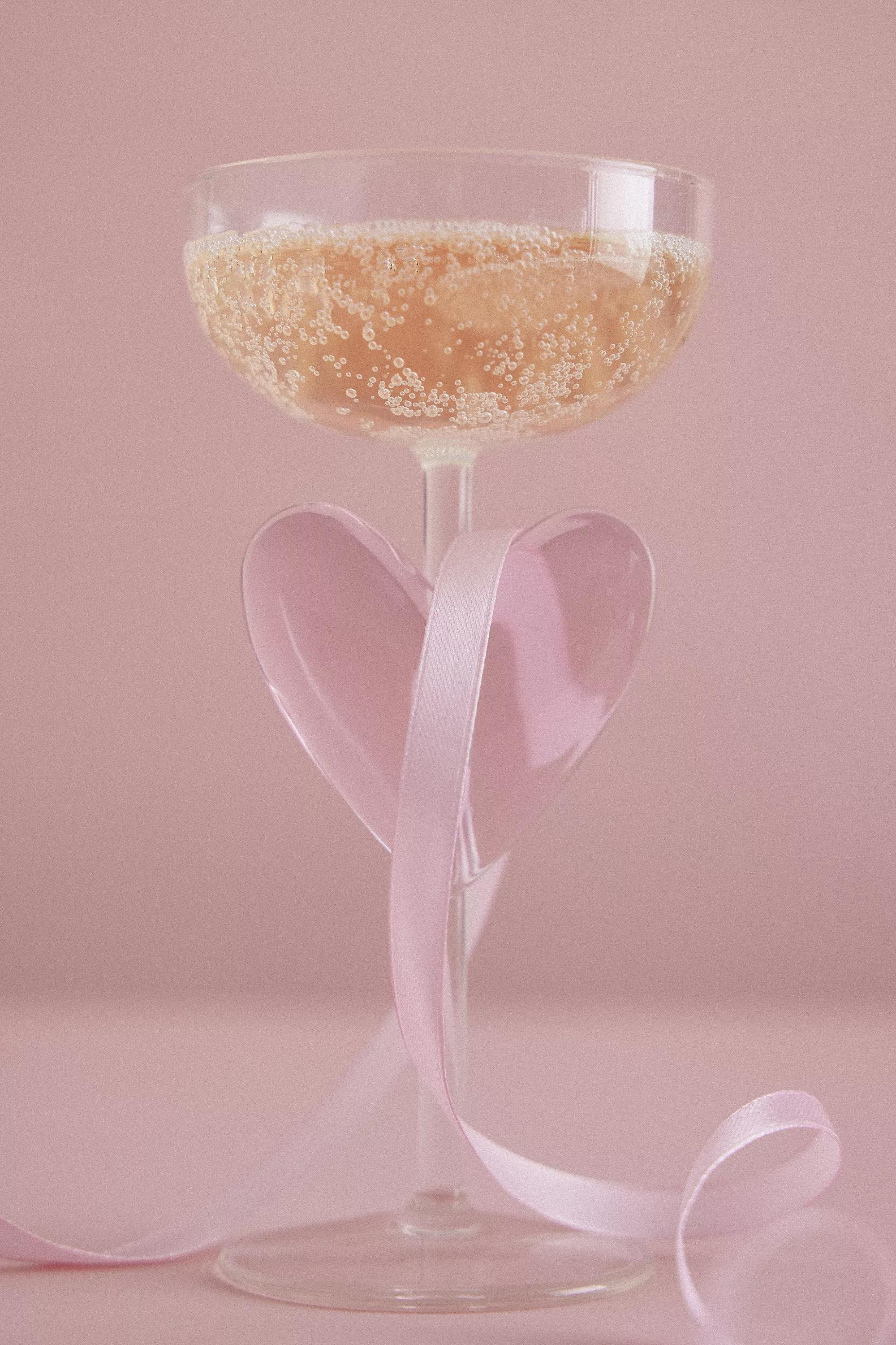 Lepelclub Heart Coupe Glass, Pink, A501_0066, large image number 0