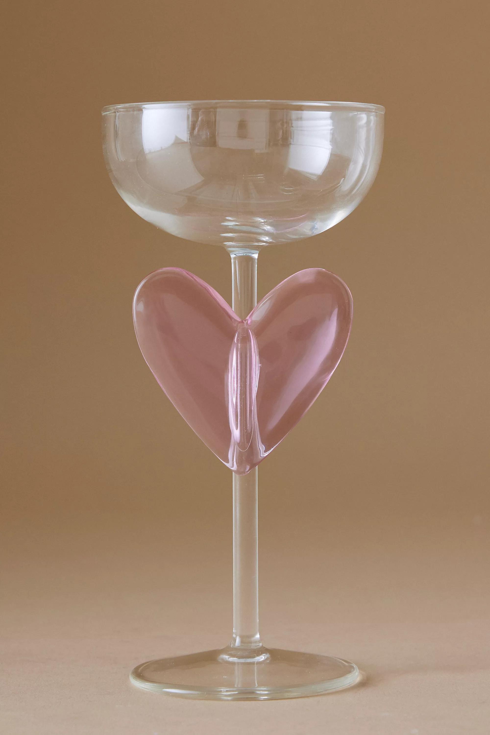 PINK Lepelclub Heart Coupe Glass, A501_0066, medium