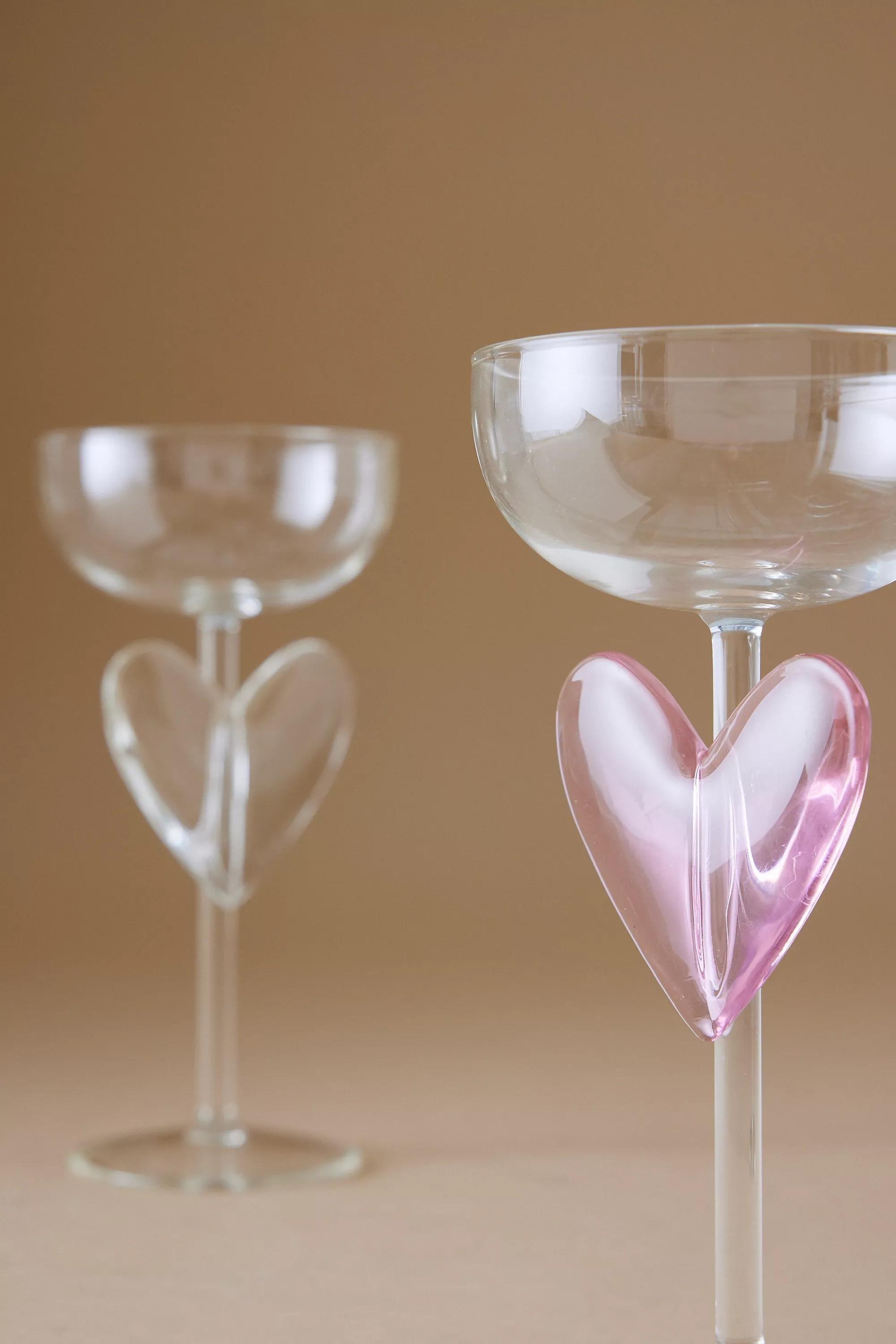 Lepelclub Heart Coupe Glass, Pink, A501_0066, large image number 2