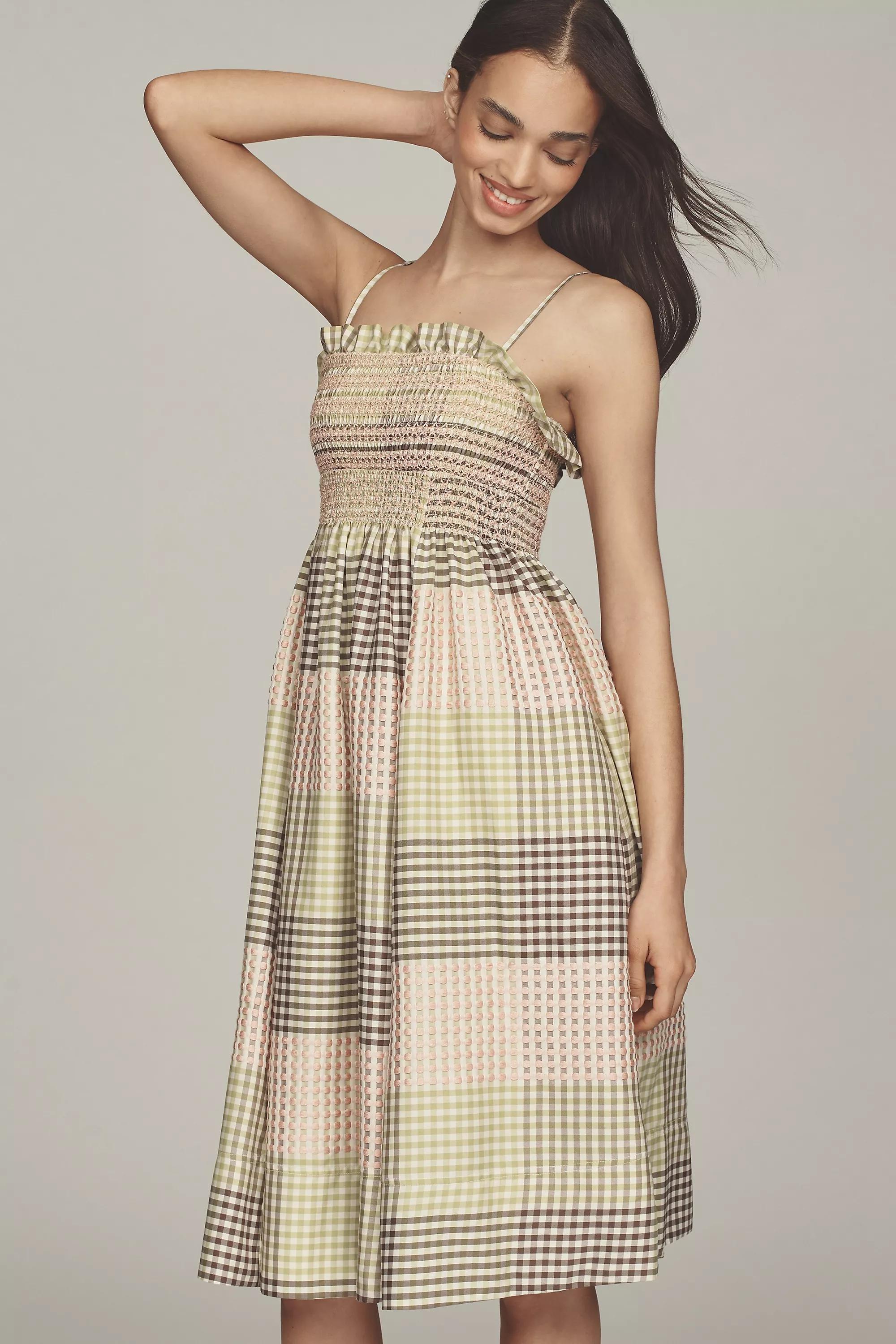 By Maeve Strapless A-Line Midi Dress, Multicolour, , large image number 3