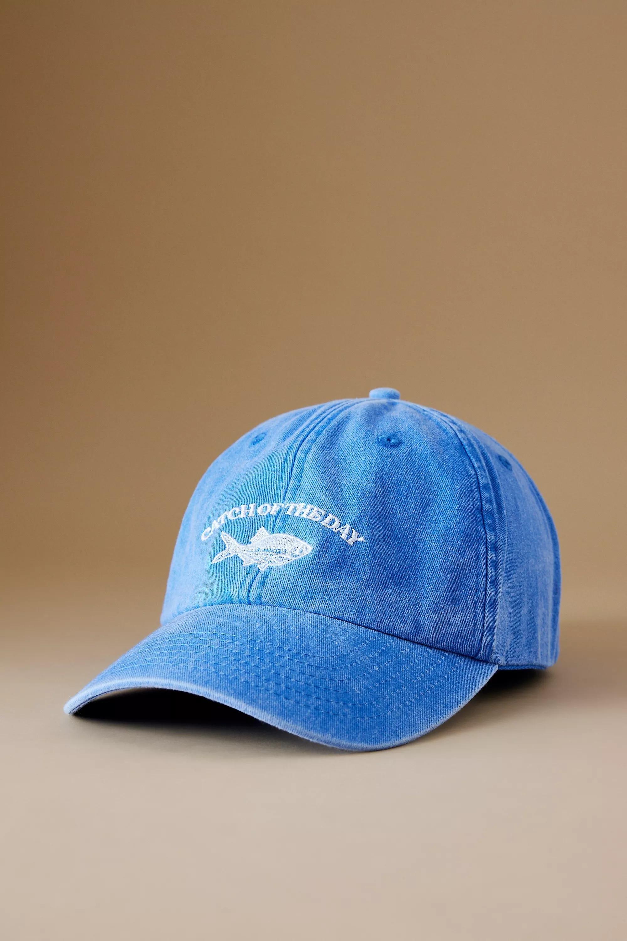 Anthropologie Embroidered Baseball Hat, Blue, A501_0040, large image number 0
