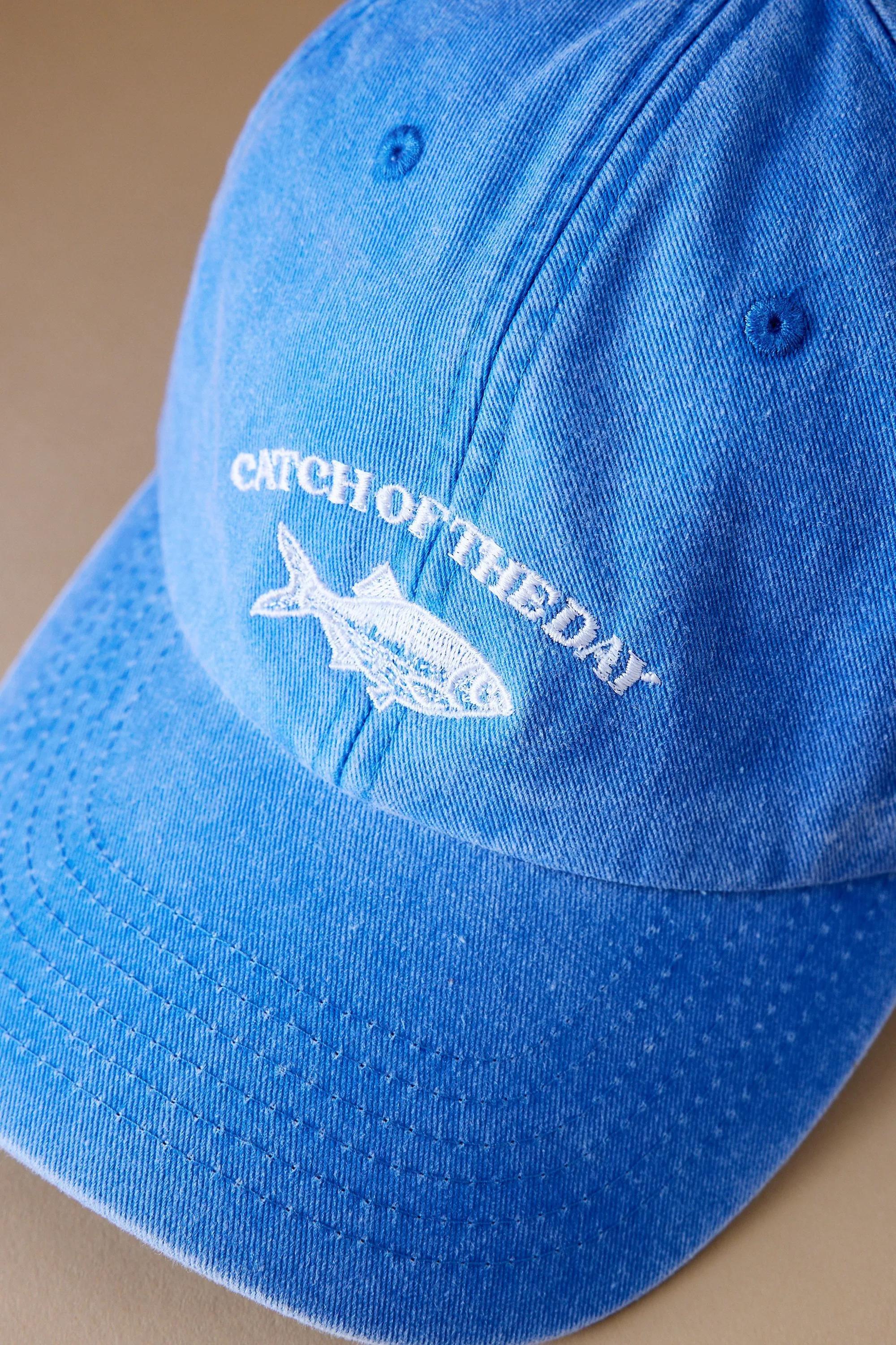 Anthropologie Embroidered Baseball Hat, Blue, A501_0040, large image number 1