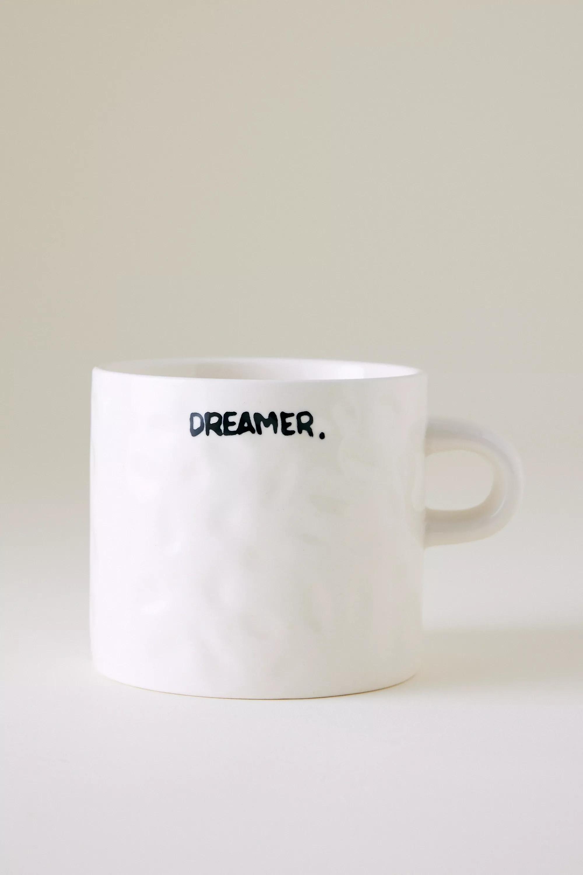 Anna + Nina Dreamer Mug, Ivory, A501_0011, large image number 0