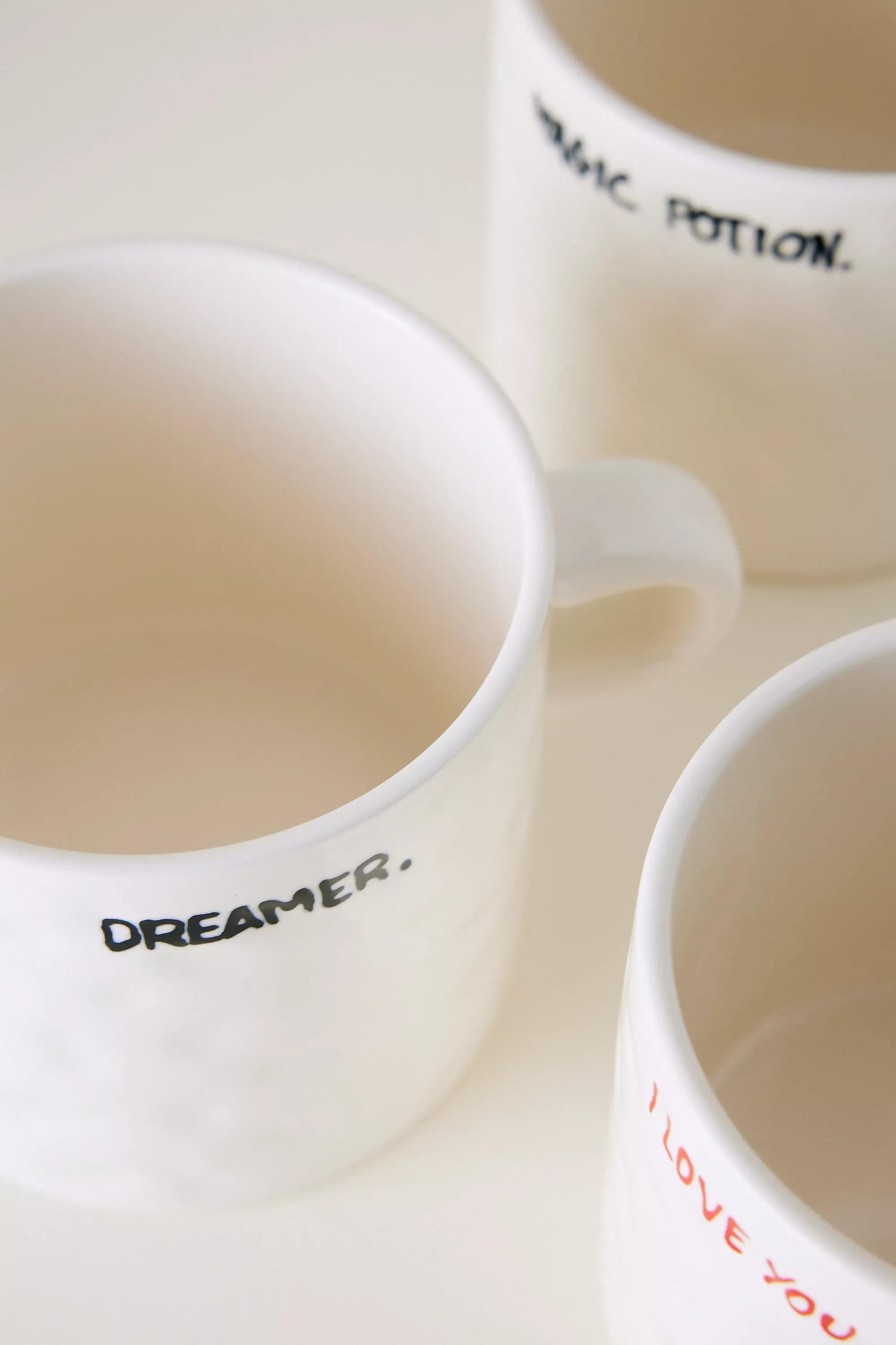Anna + Nina Dreamer Mug, Ivory, A501_0011, large image number 2