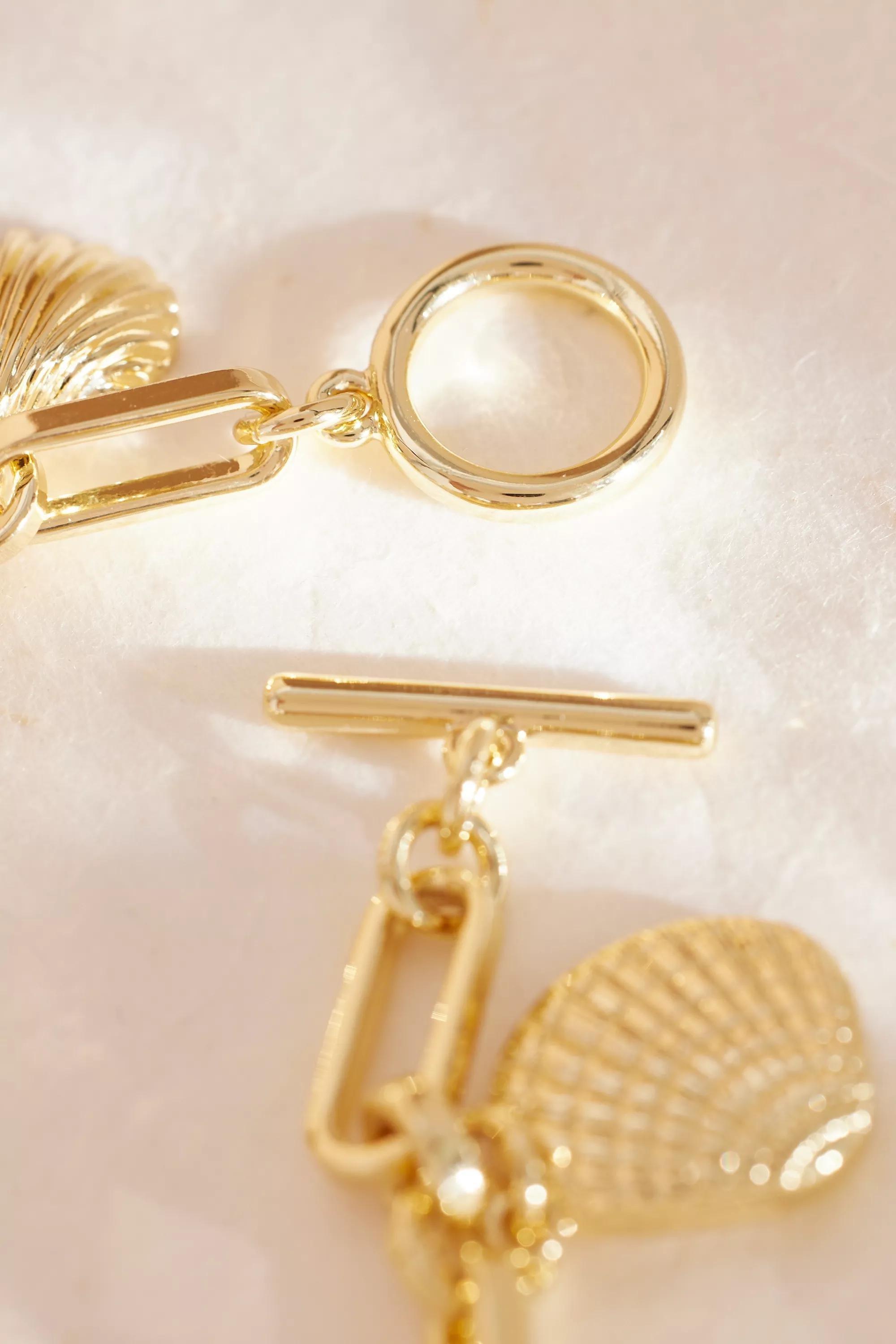 Anthropologie Charm Bracelet, Gold, A501_0070, medium