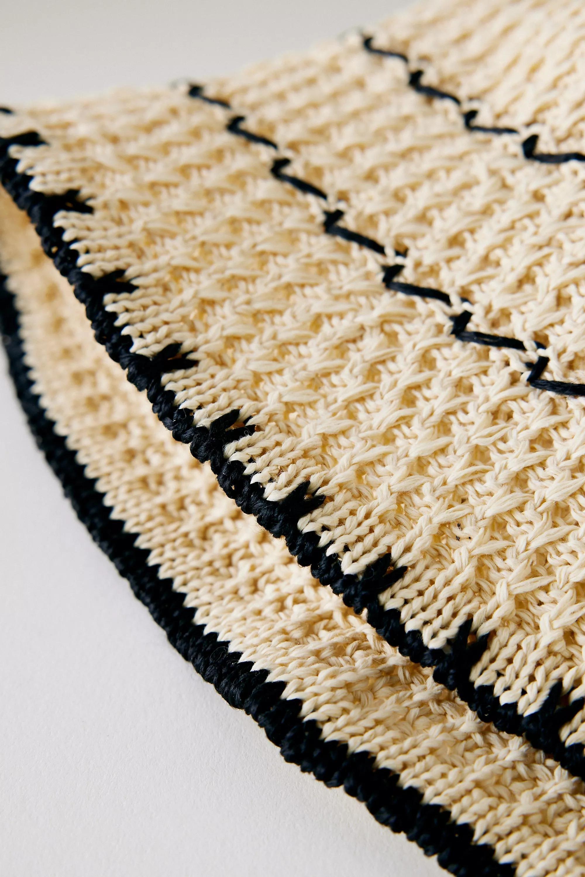 Crochet Cloche Hat, Beige, A501_0014, large image number 1