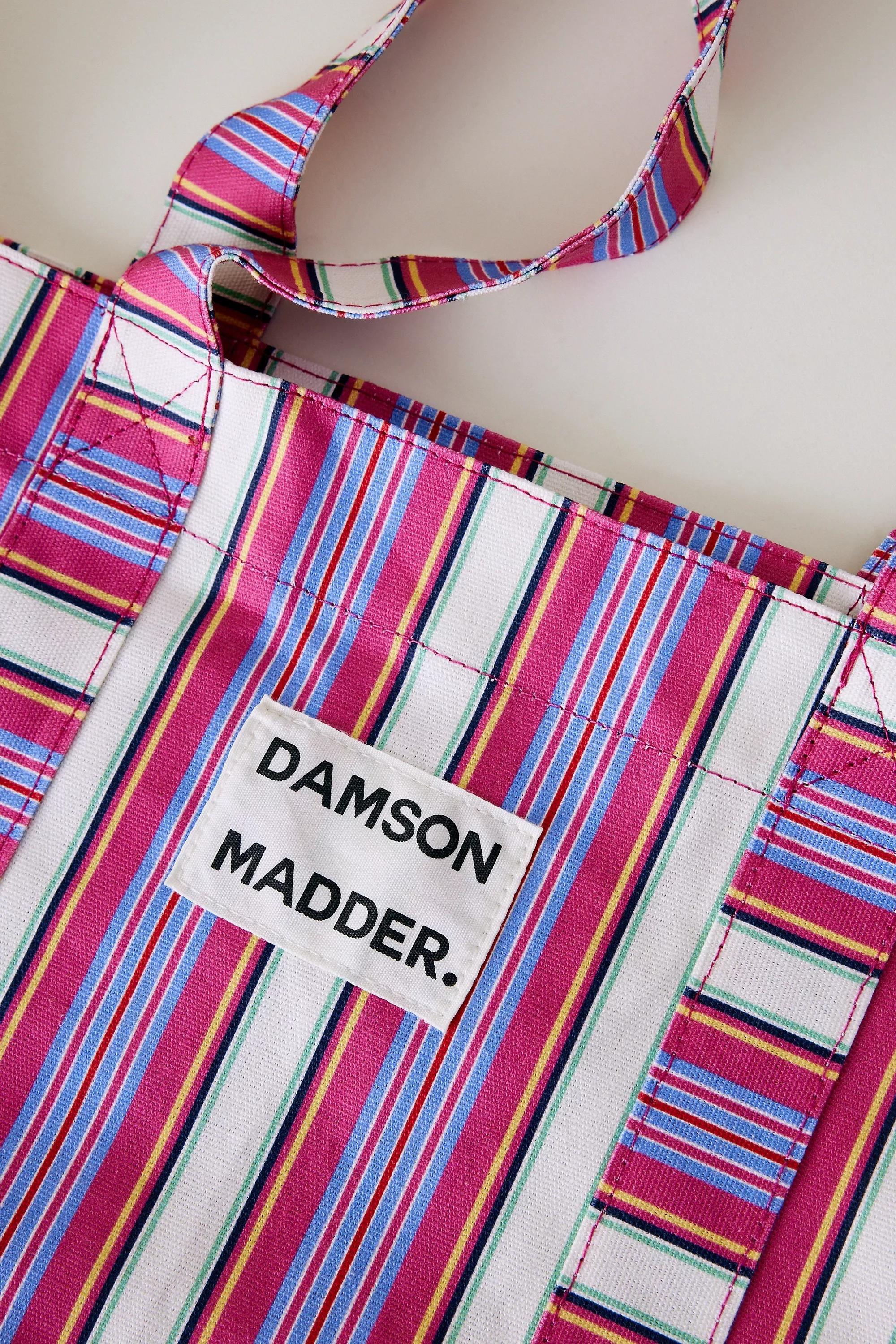 Pink Damson Madder Canvas Tote Bag, A501_0066, large image number 1