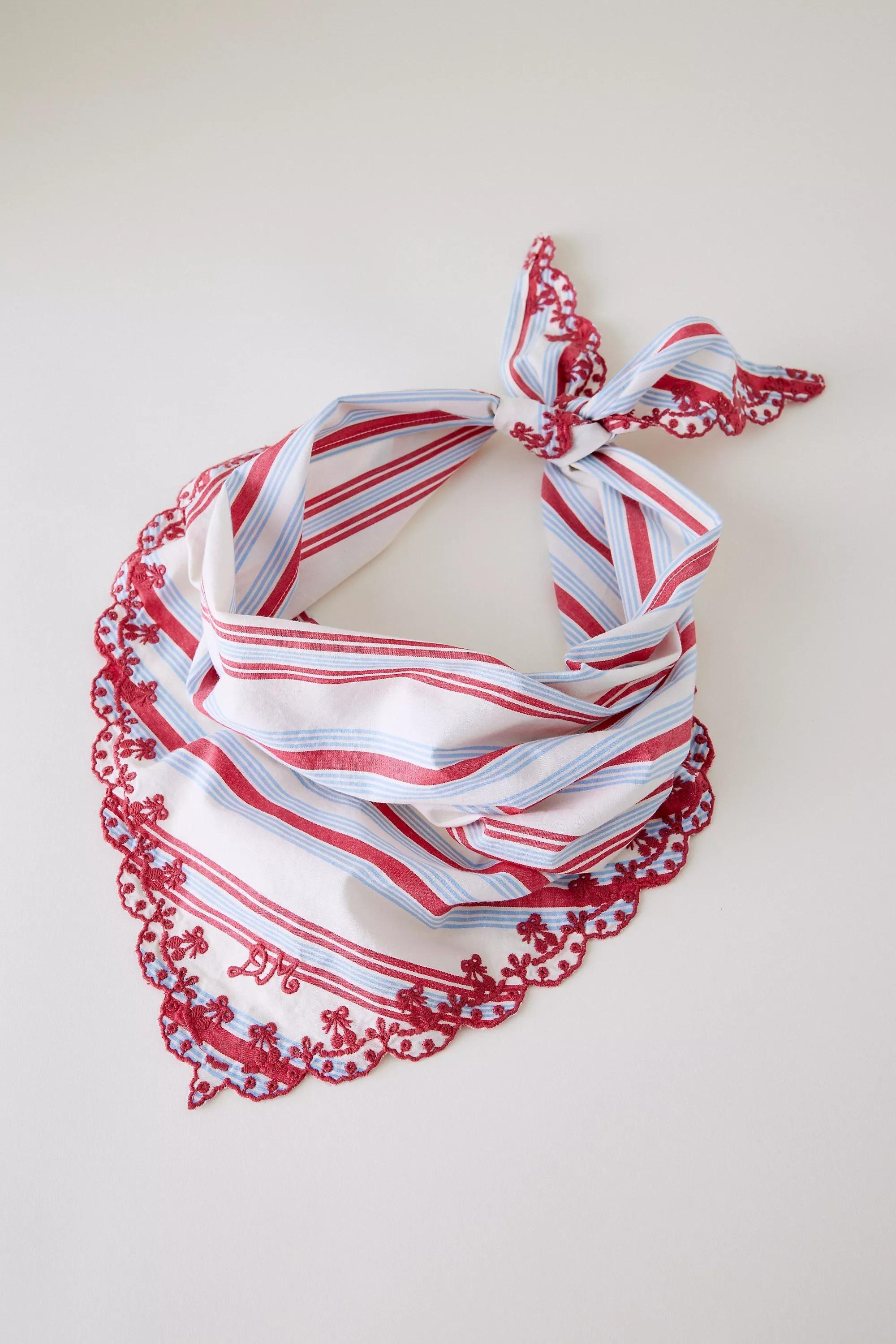 Anthropologie Striped Print Head-Scarf, A501_0060, large image number 0
