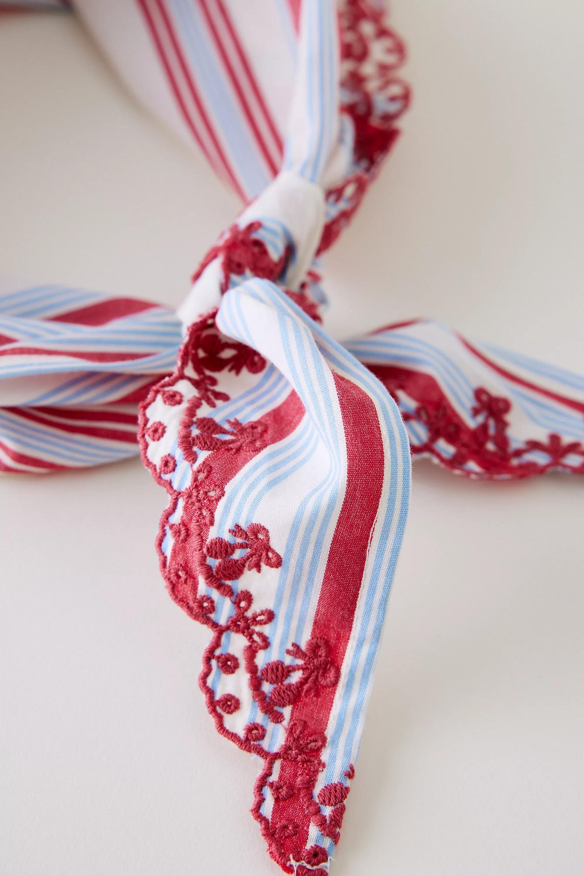 Anthropologie Striped Print Head-Scarf, A501_0060, large image number 4