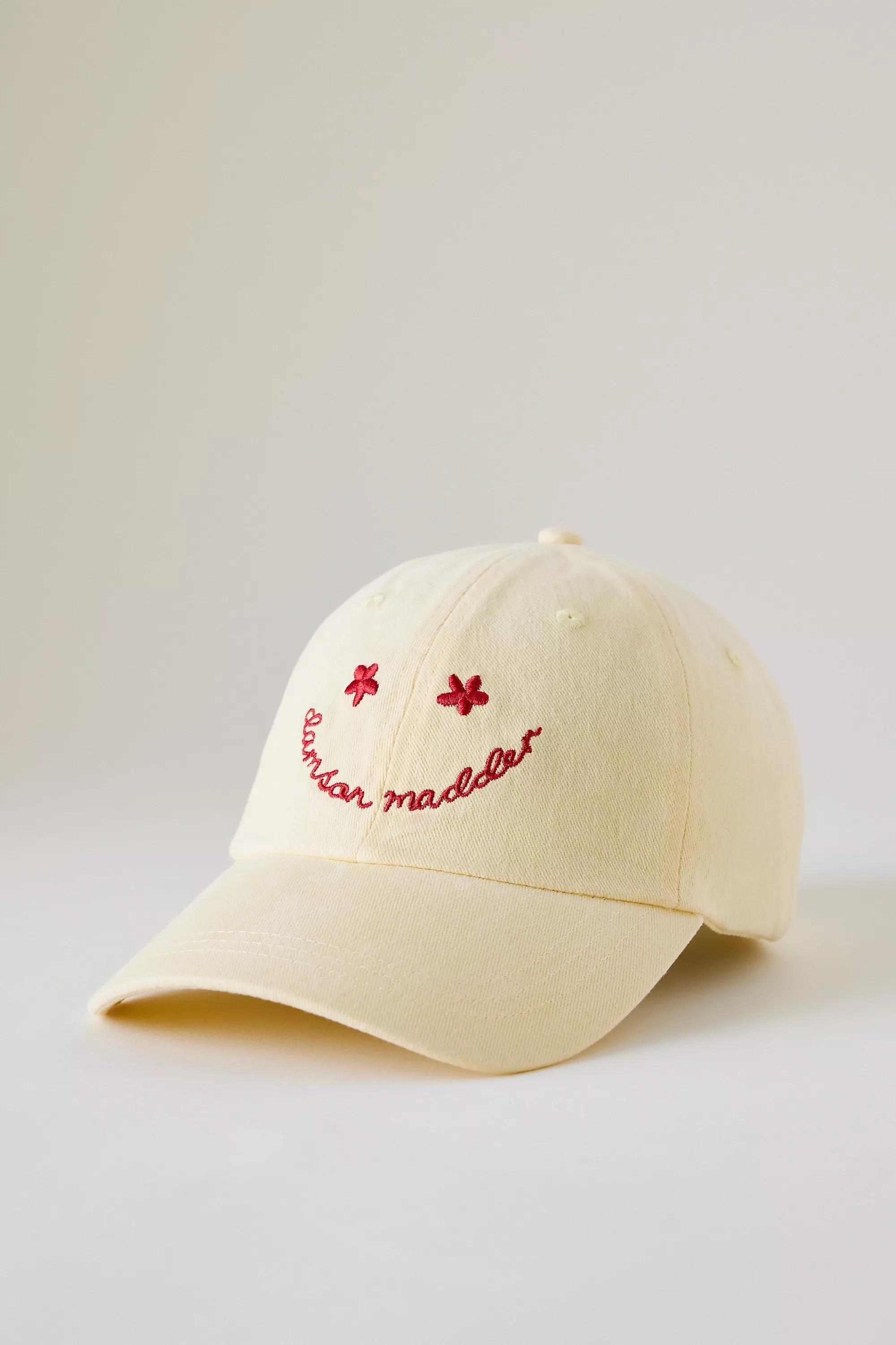 Anthropologie Embroidered Baseball Cap, Gold, A501_0070, large image number 0