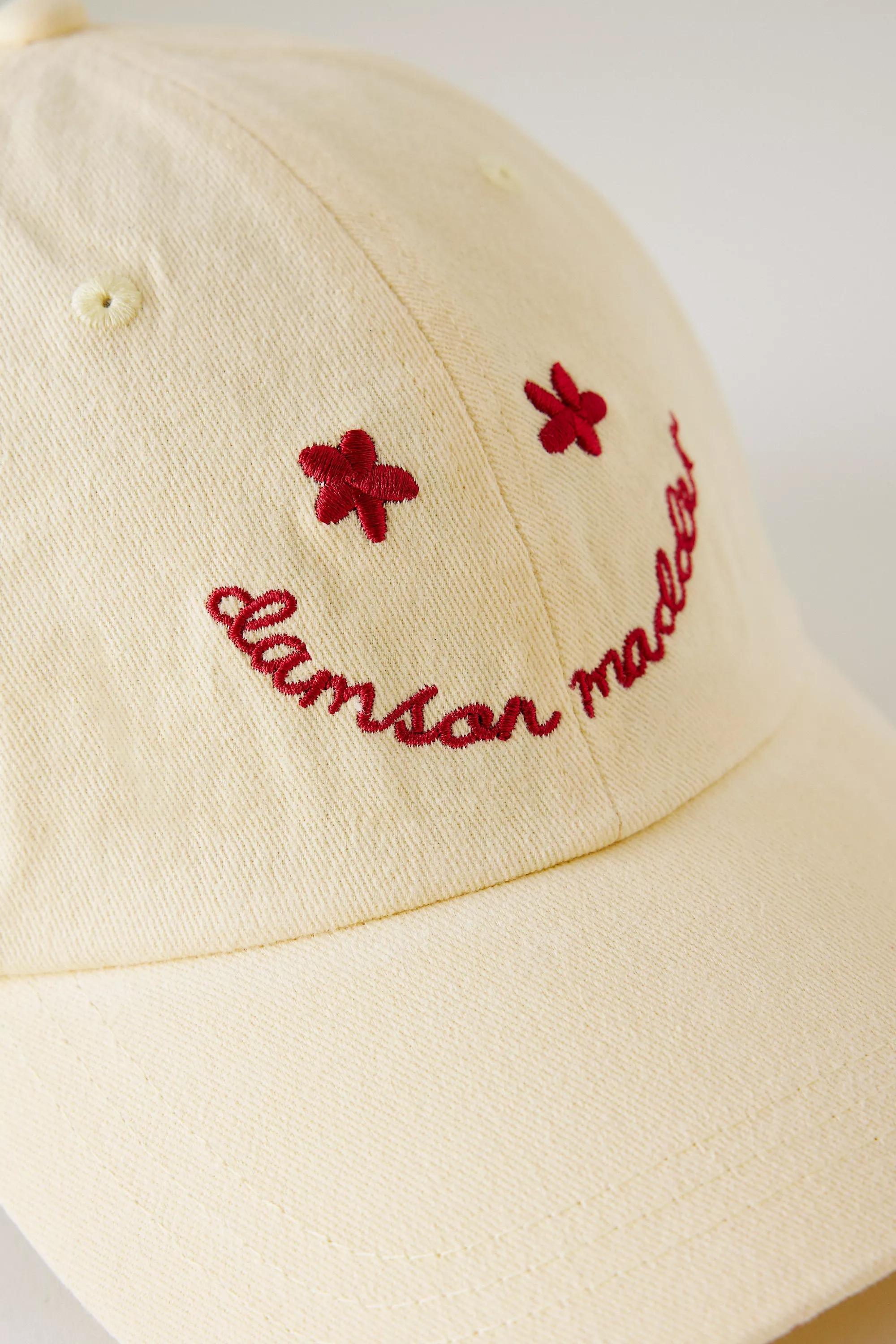 Anthropologie Embroidered Baseball Cap, Gold, A501_0070, large image number 1
