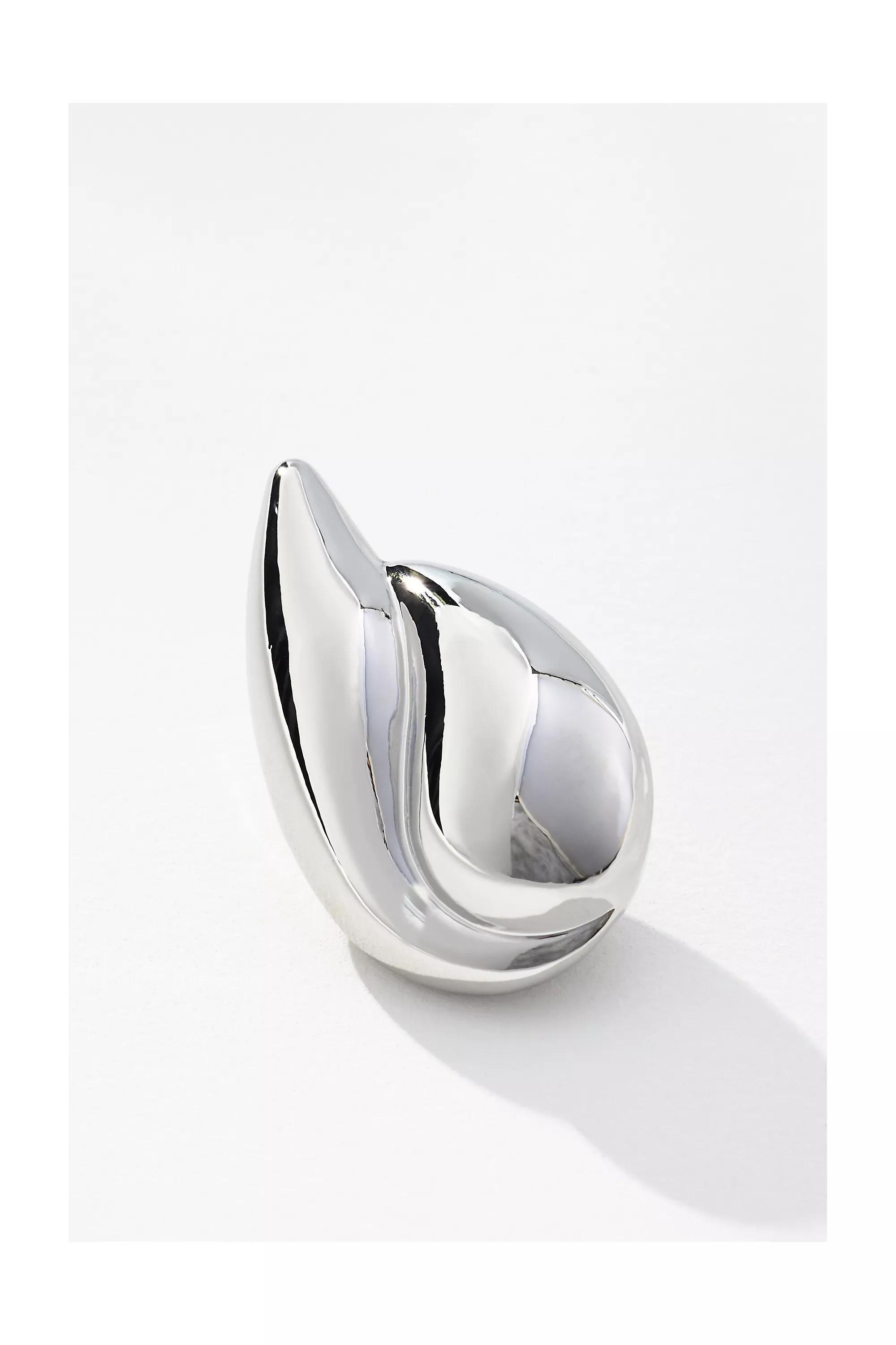 Anthropologie Earrings Drop, Silver, A501_0007, large image number 1