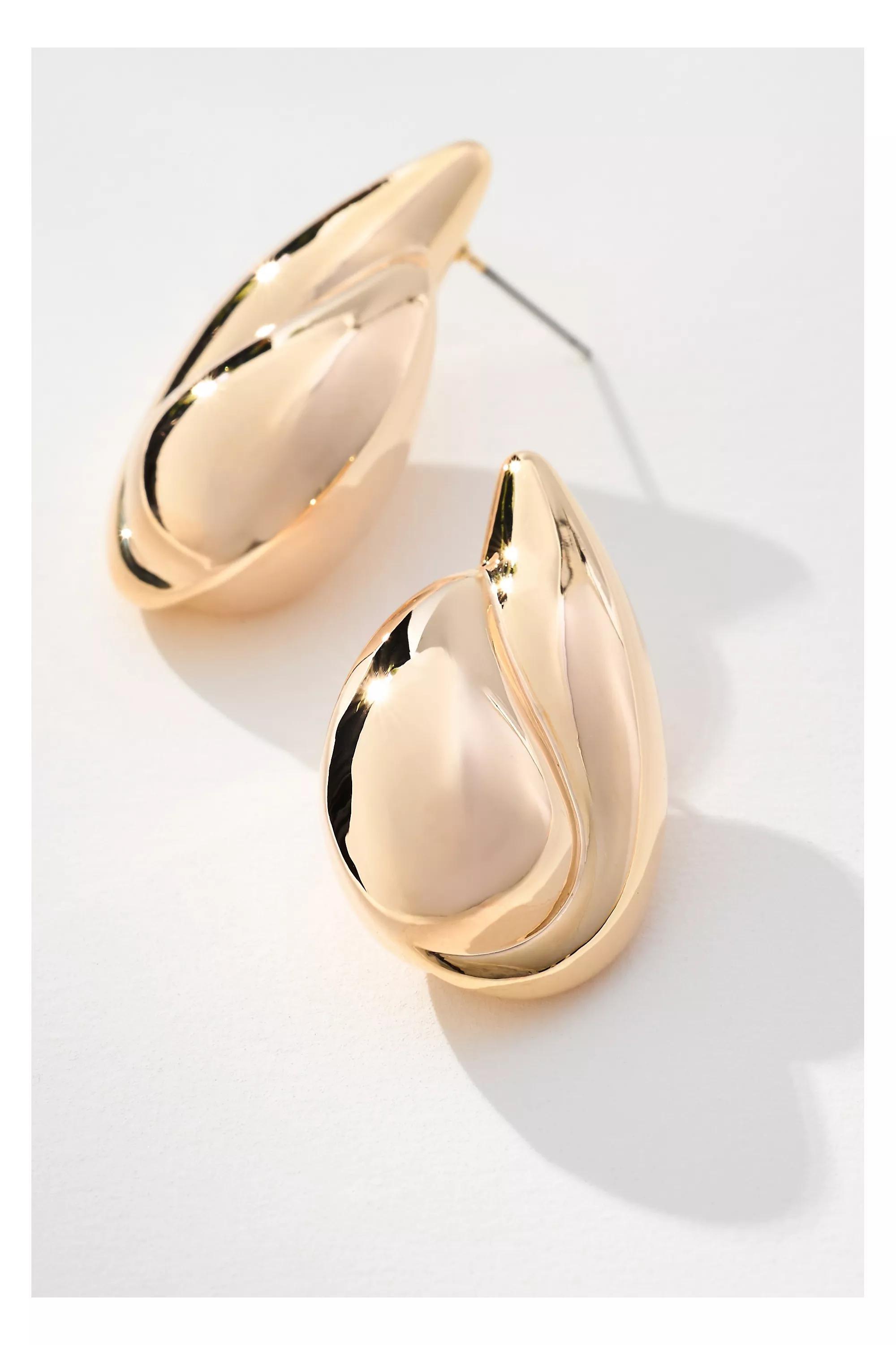 Anthropologie Drop Earrings, Gold, A501_0070, medium