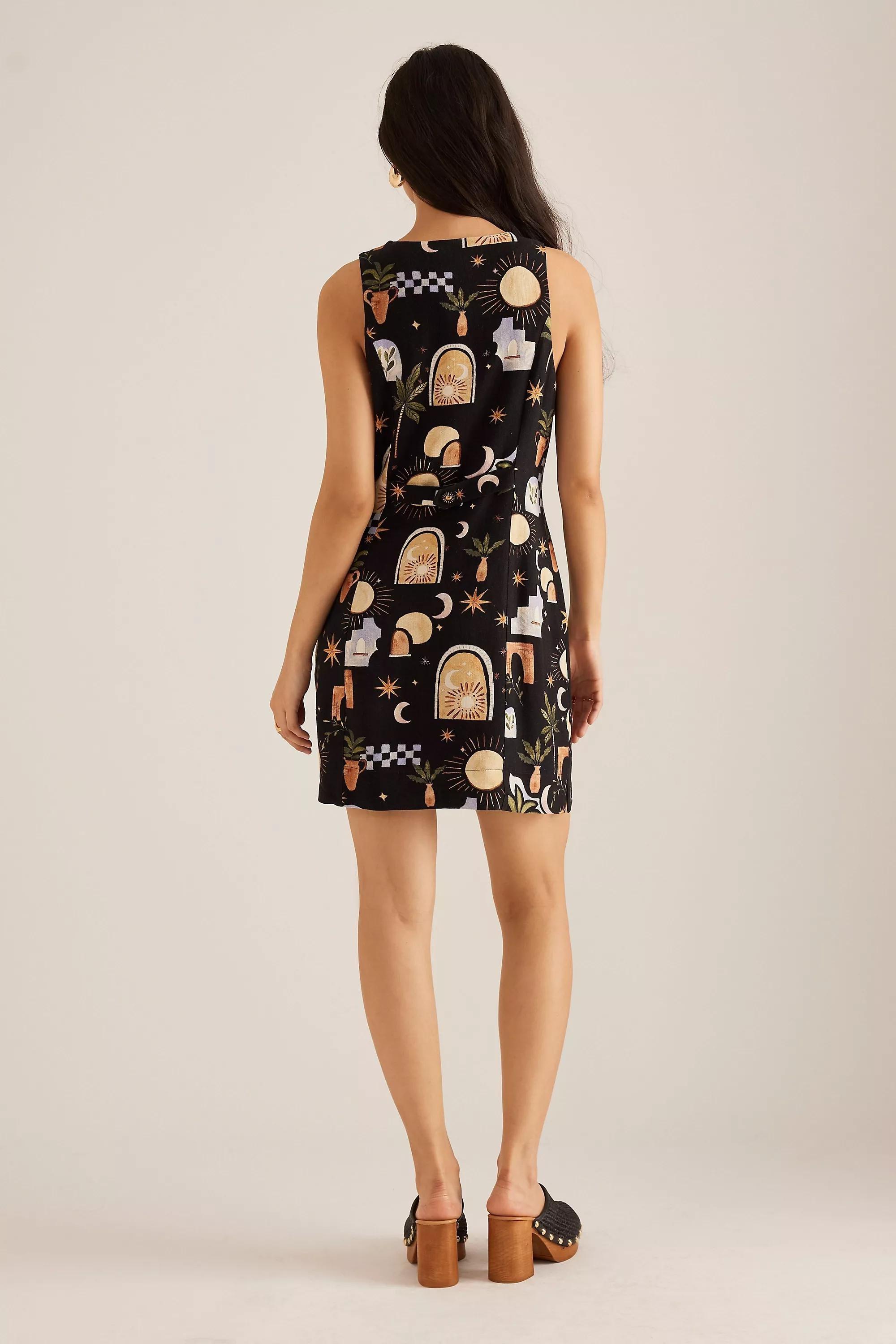 Anthropologie Printed Bodycon Mini Dress, , large image number 2