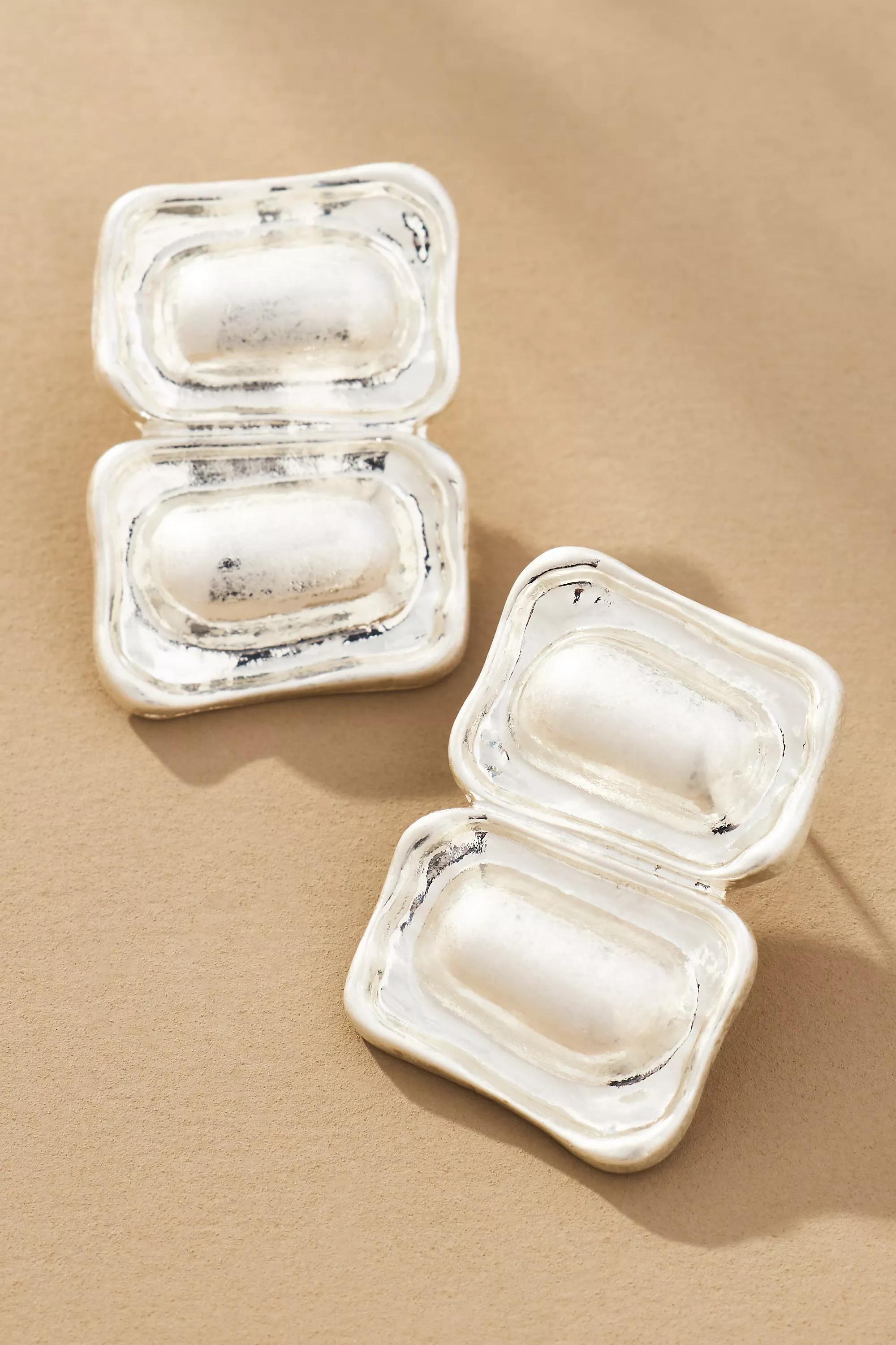 Anthropologie Earrings Women Drop, Silver, A501_0007, large image number 0