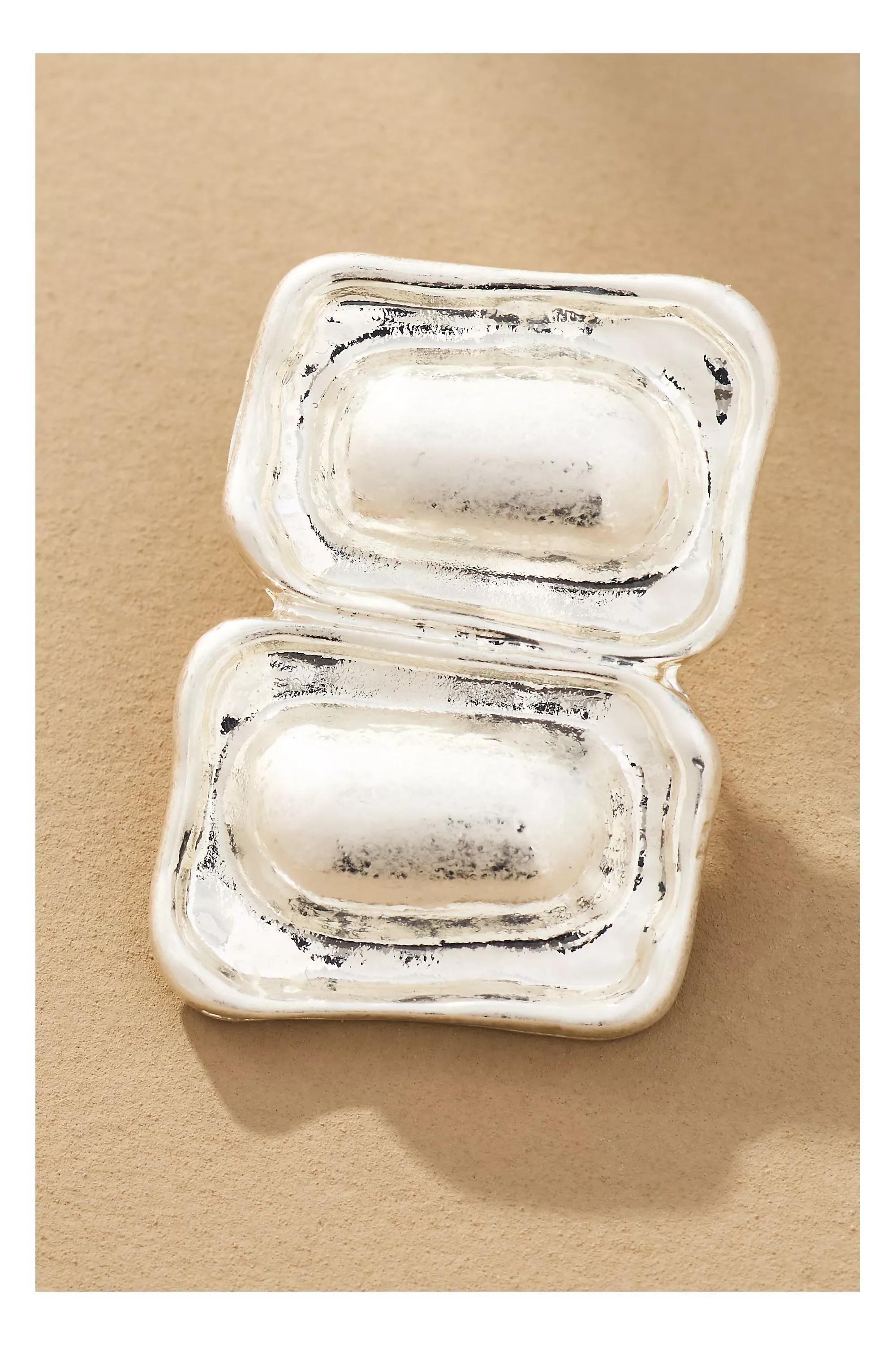 Anthropologie Earrings Women Drop, Silver, A501_0007, large image number 1