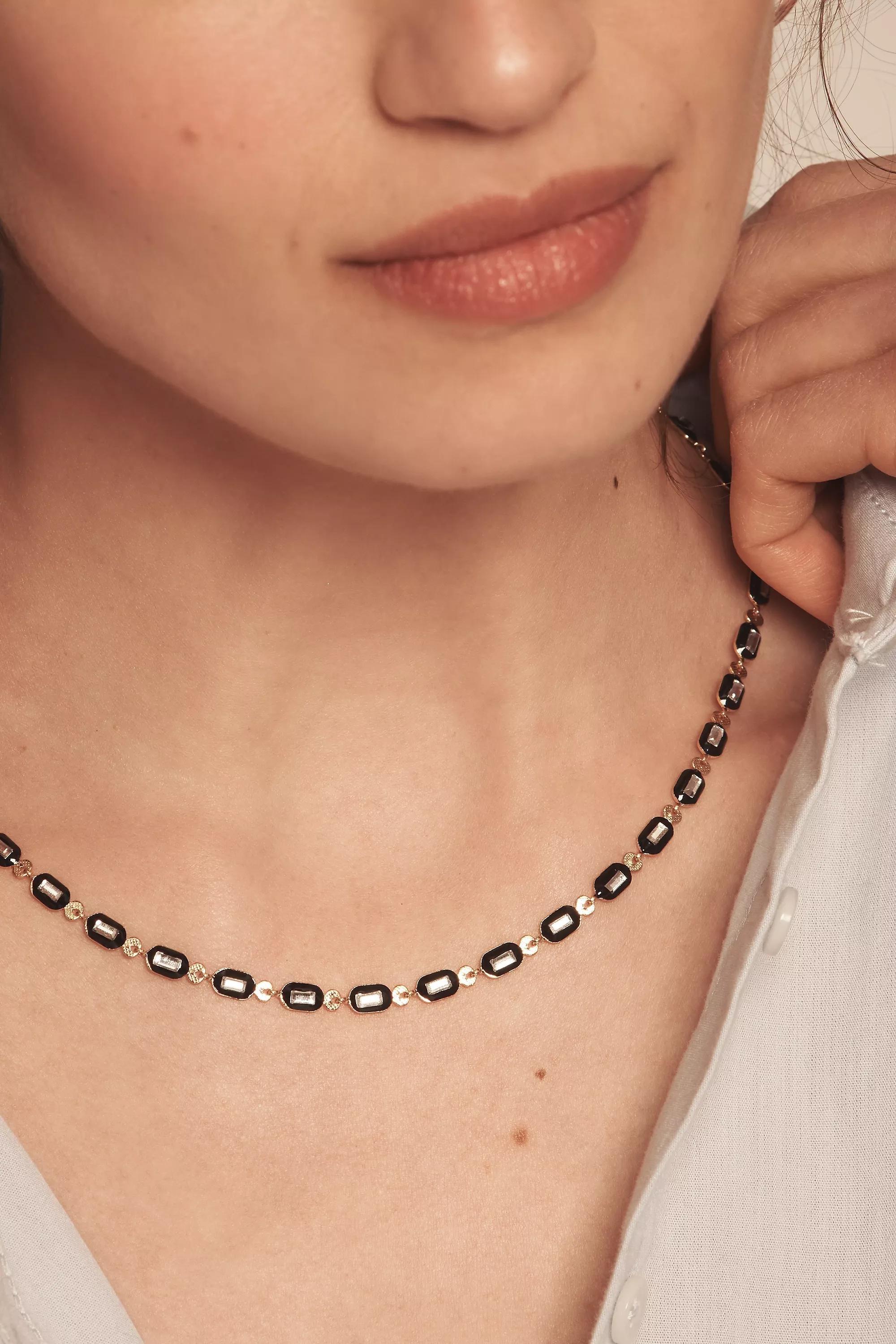 Anthropologie Necklace Chain, Sporty Epoxy, A501_0001, large image number 4