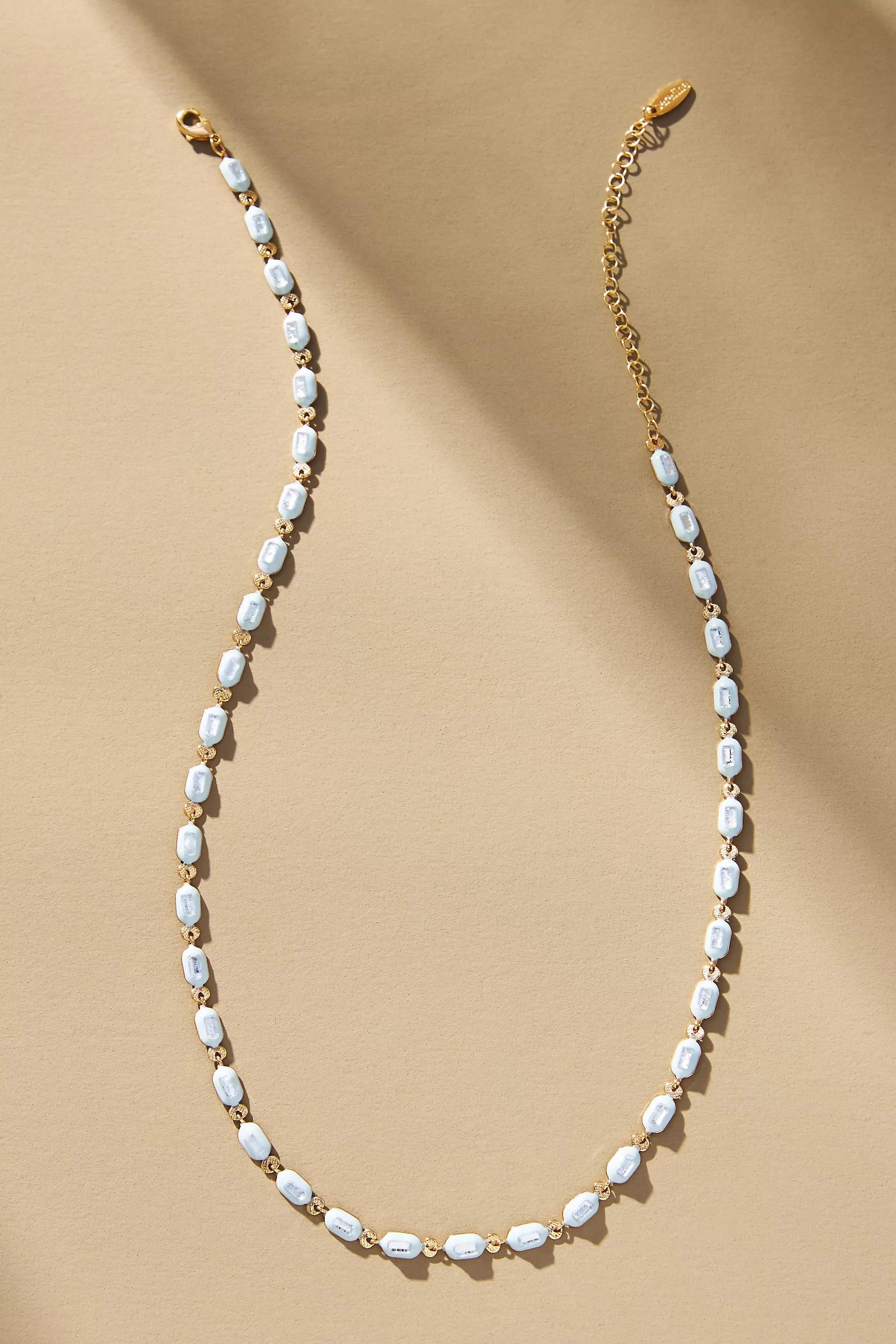 Anthropologie Multi-Chain Necklace, 14K Gold, A501_0010, large image number 2