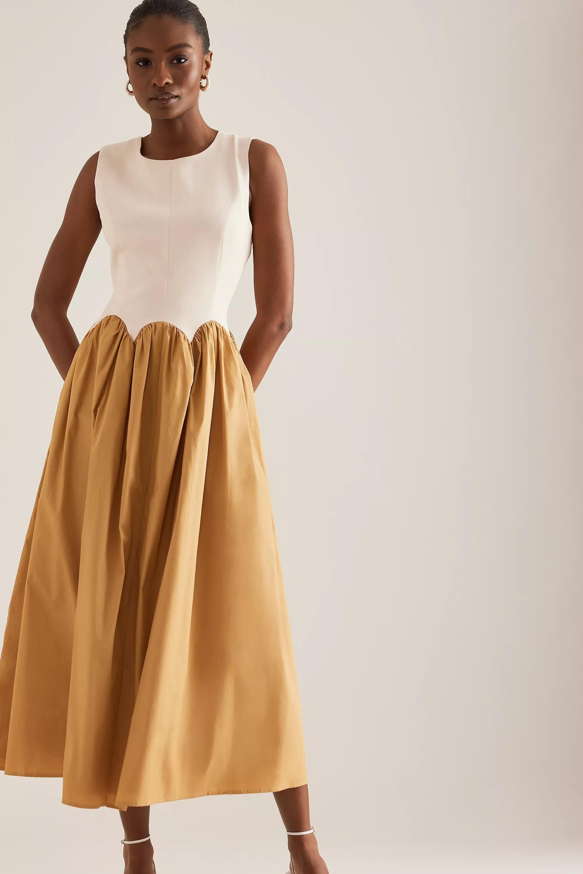 Anthropologie A-Line Classic Midi Dress, , large image number 0