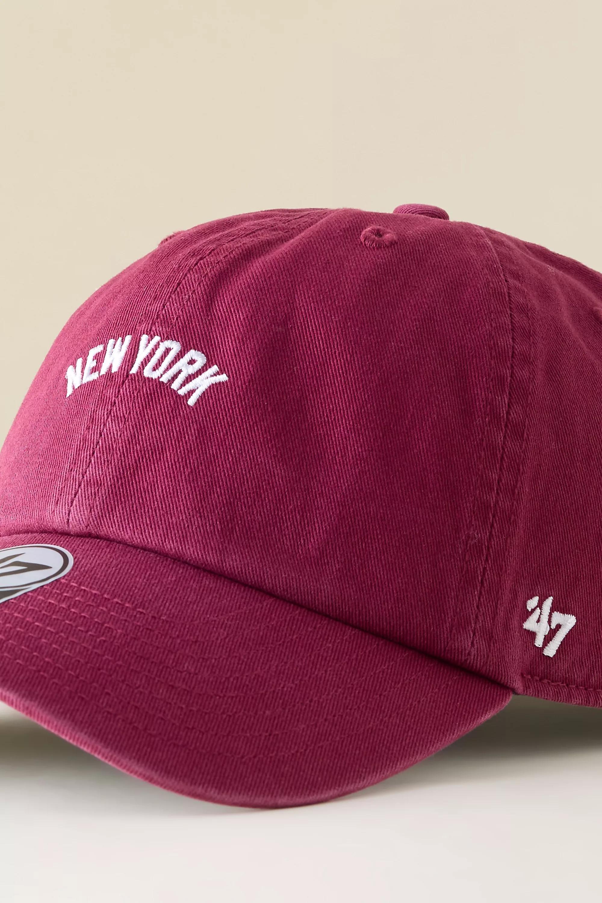 47 Base Runner Baseball Cap, Burgundy, A501_0061, large image number 1