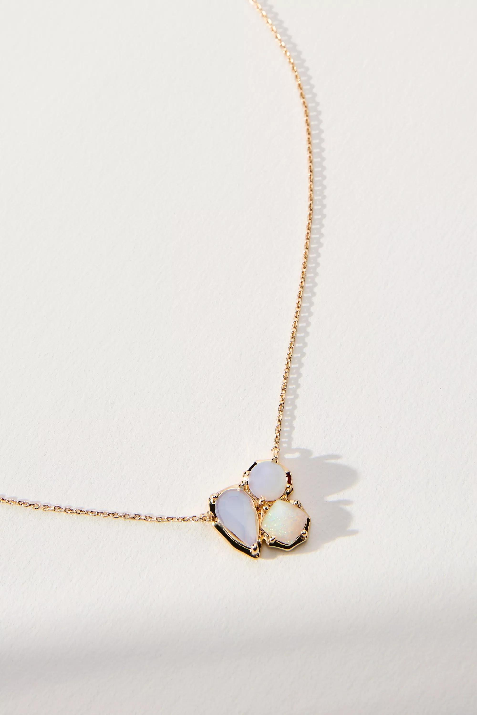 Anthropologie Necklace Chain, Crystal, A501_0010, large image number 2