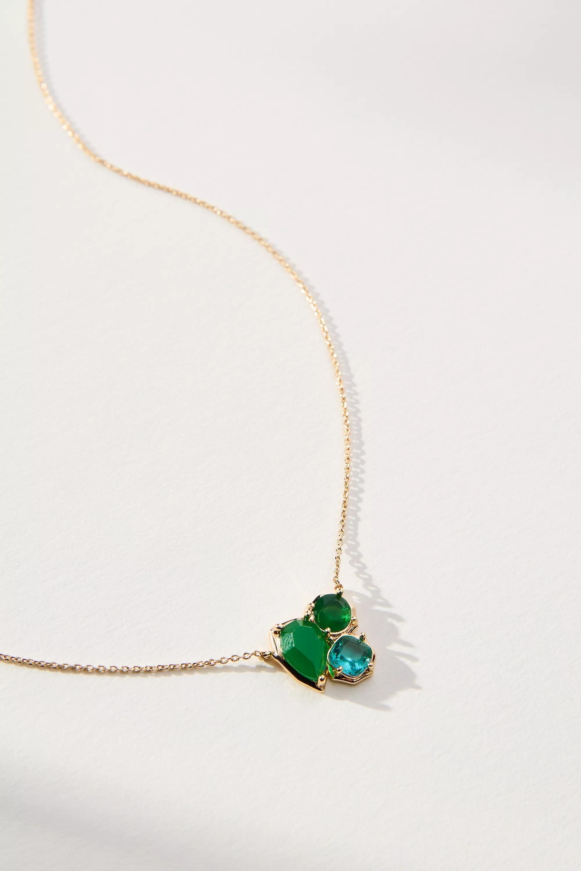 Anthropologie Necklace Chain, Crystal, A501_0030, large image number 4