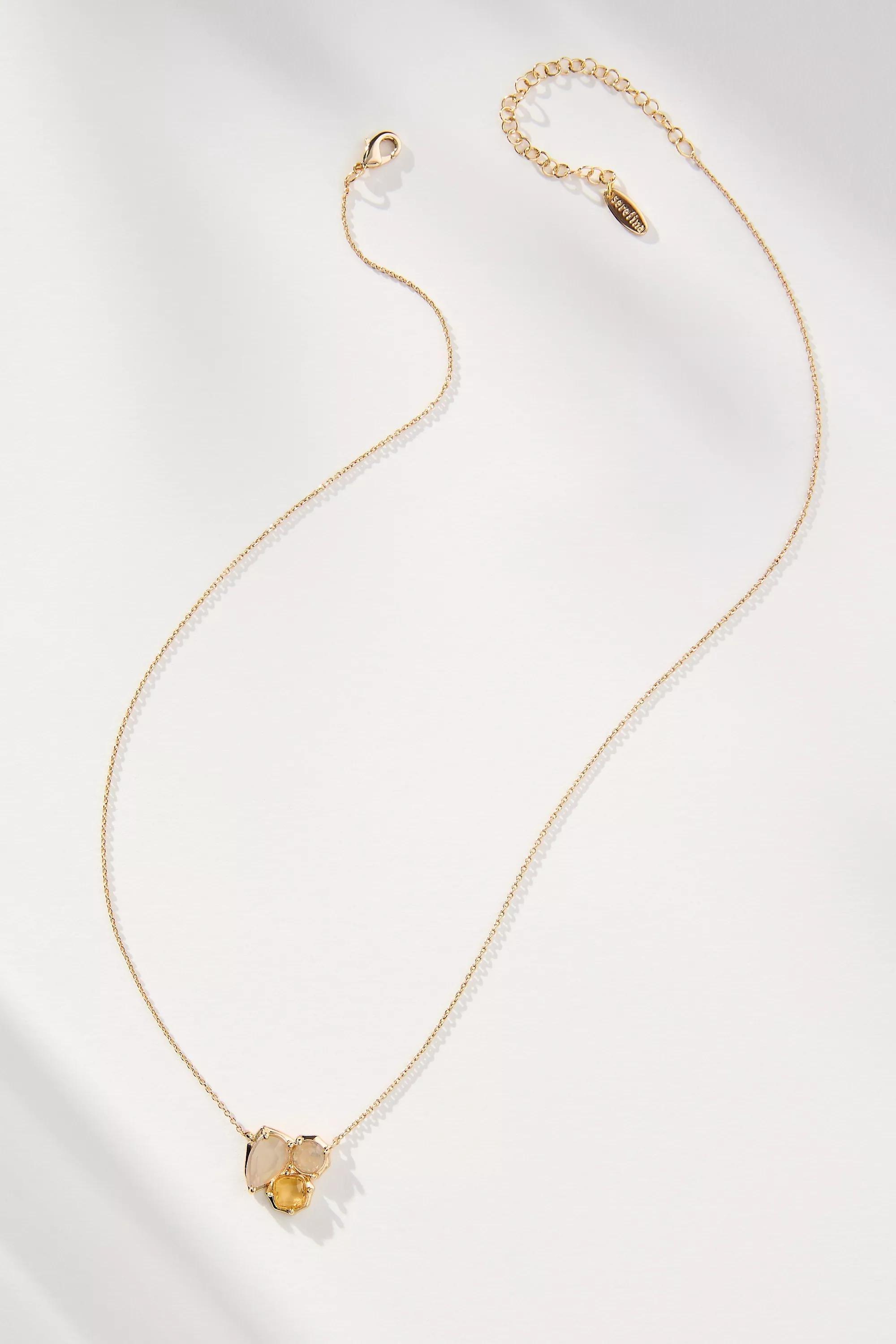 Anthropologie Necklace Pendant, Dainty Crystal, A501_0072, large image number 0
