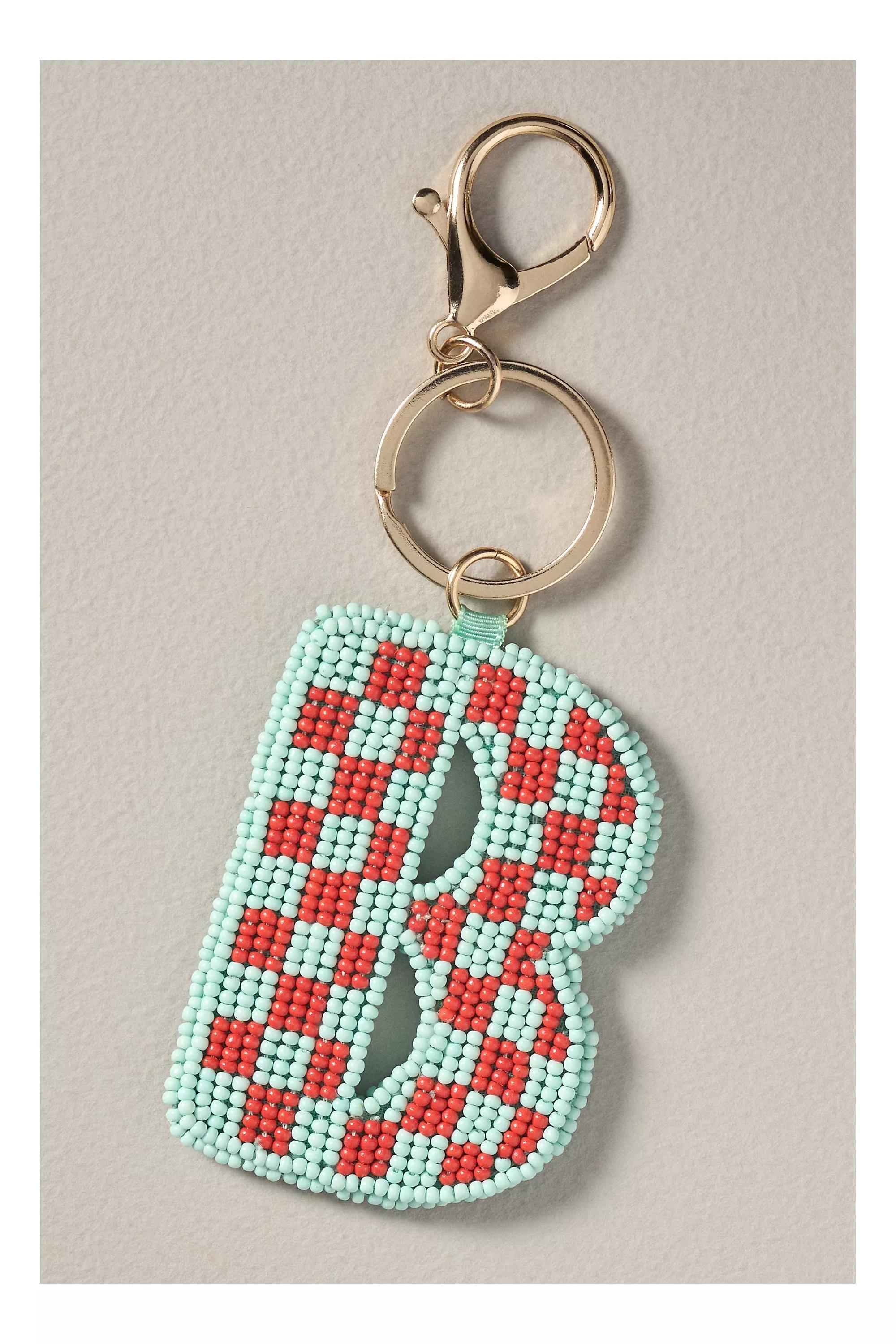 B Beaded Monogram Charm, A501_0902, large image number 1