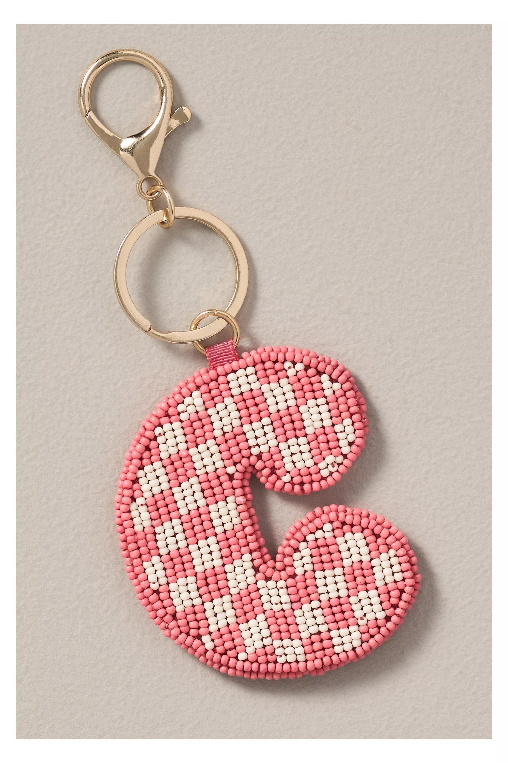 C Beaded Monogram Charm, A501_0903, large image number 1