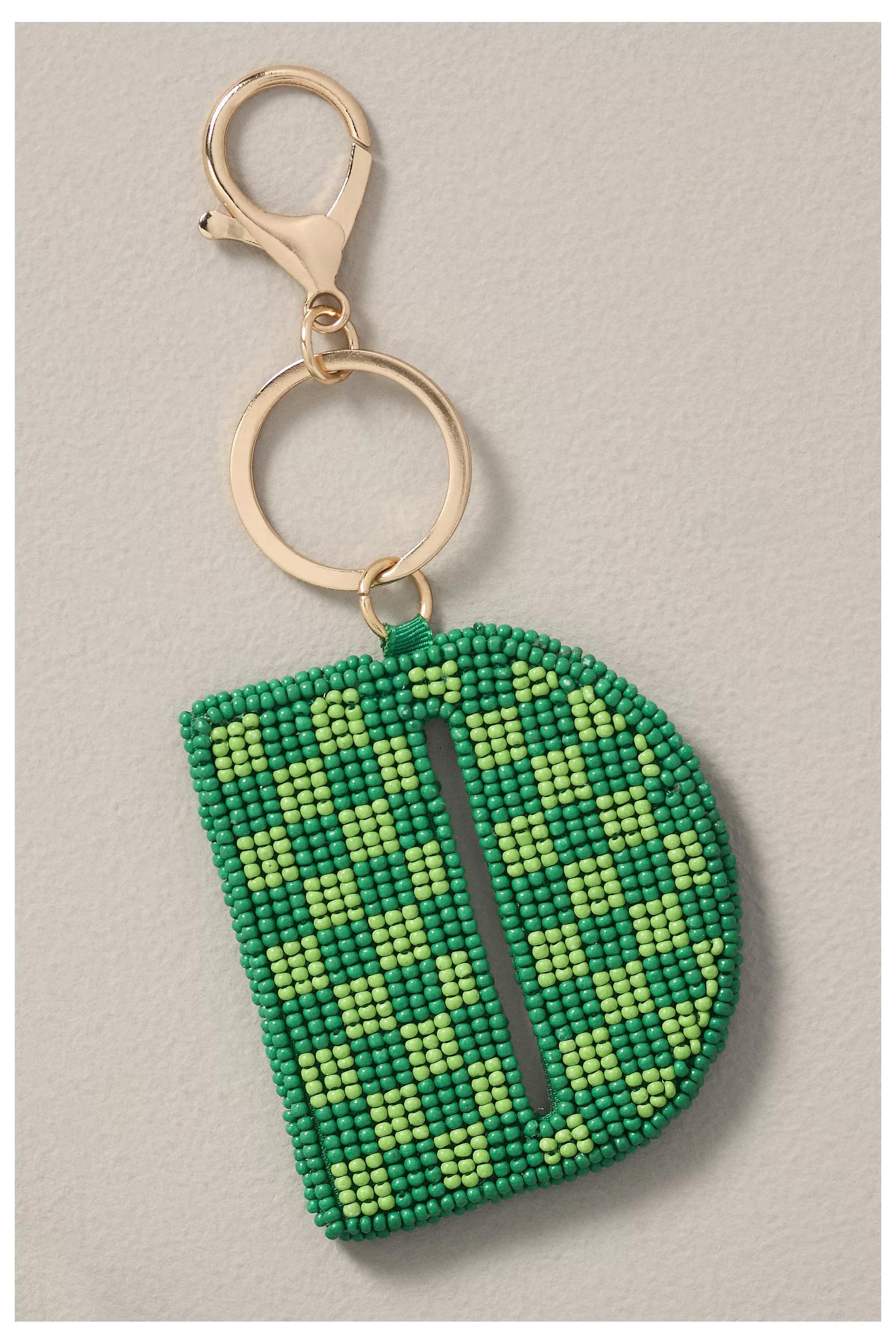 D Beaded Monogram Charm, Multicolour, A501_0904, large image number 1