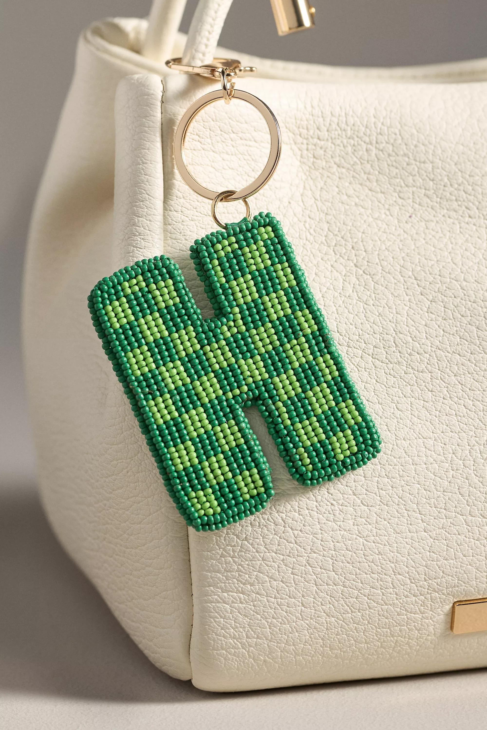 H Beaded Monogram Charm, Multicolour, A501_0908, large image number 0