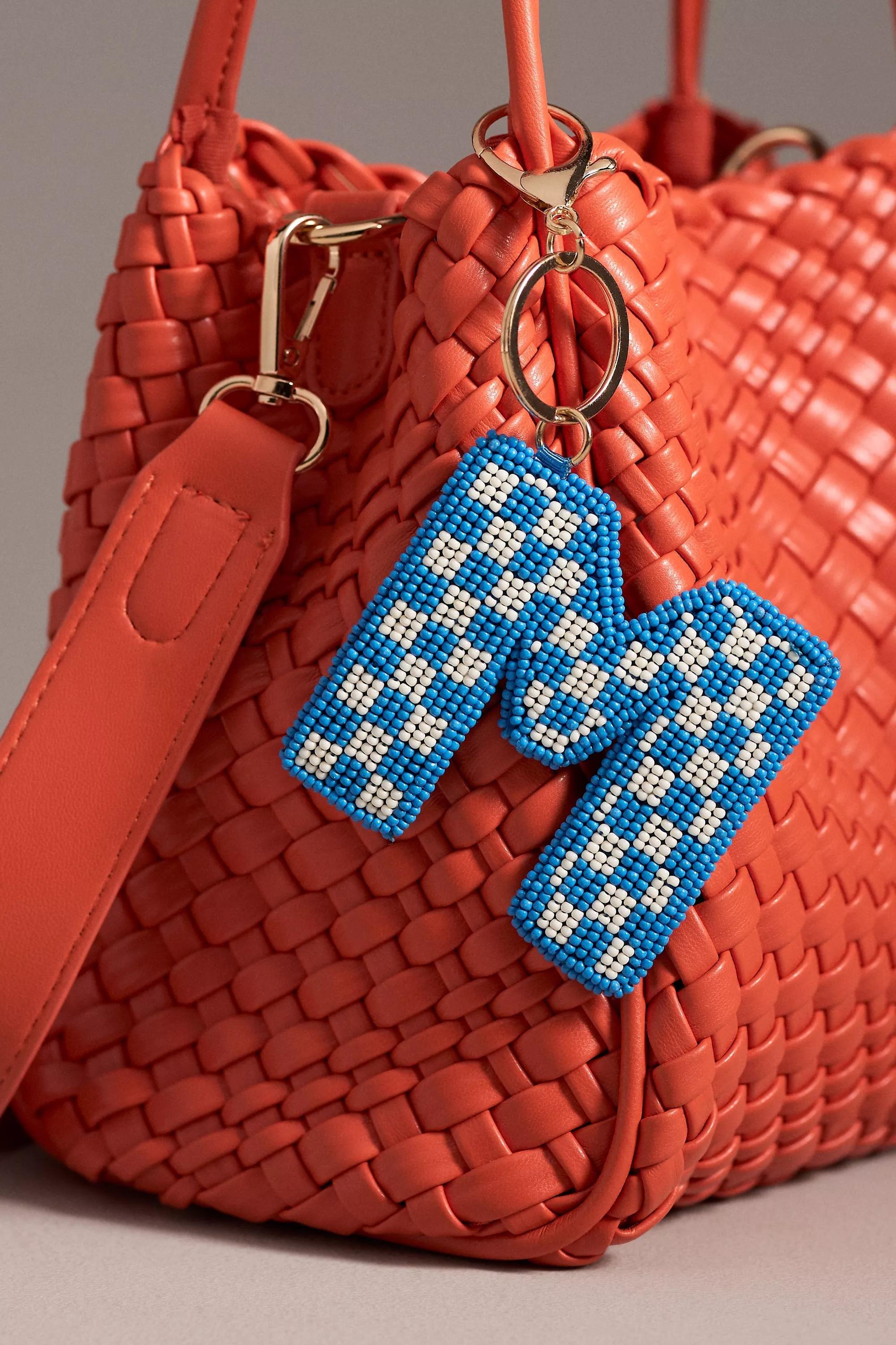 M Beaded Monogram Charm, A501_0913, large image number 0
