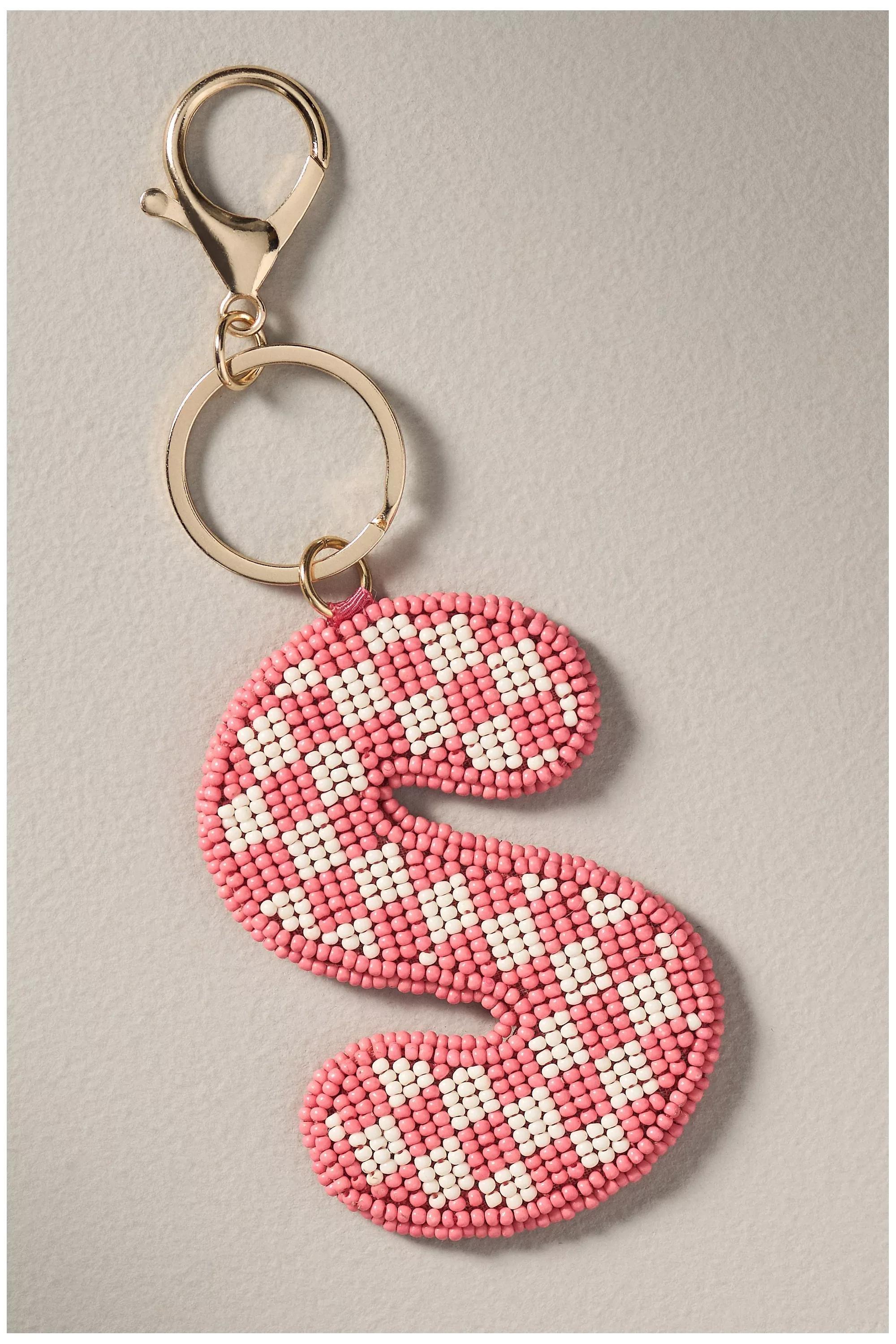S Beaded Monogram Charm, A501_0919, large image number 1