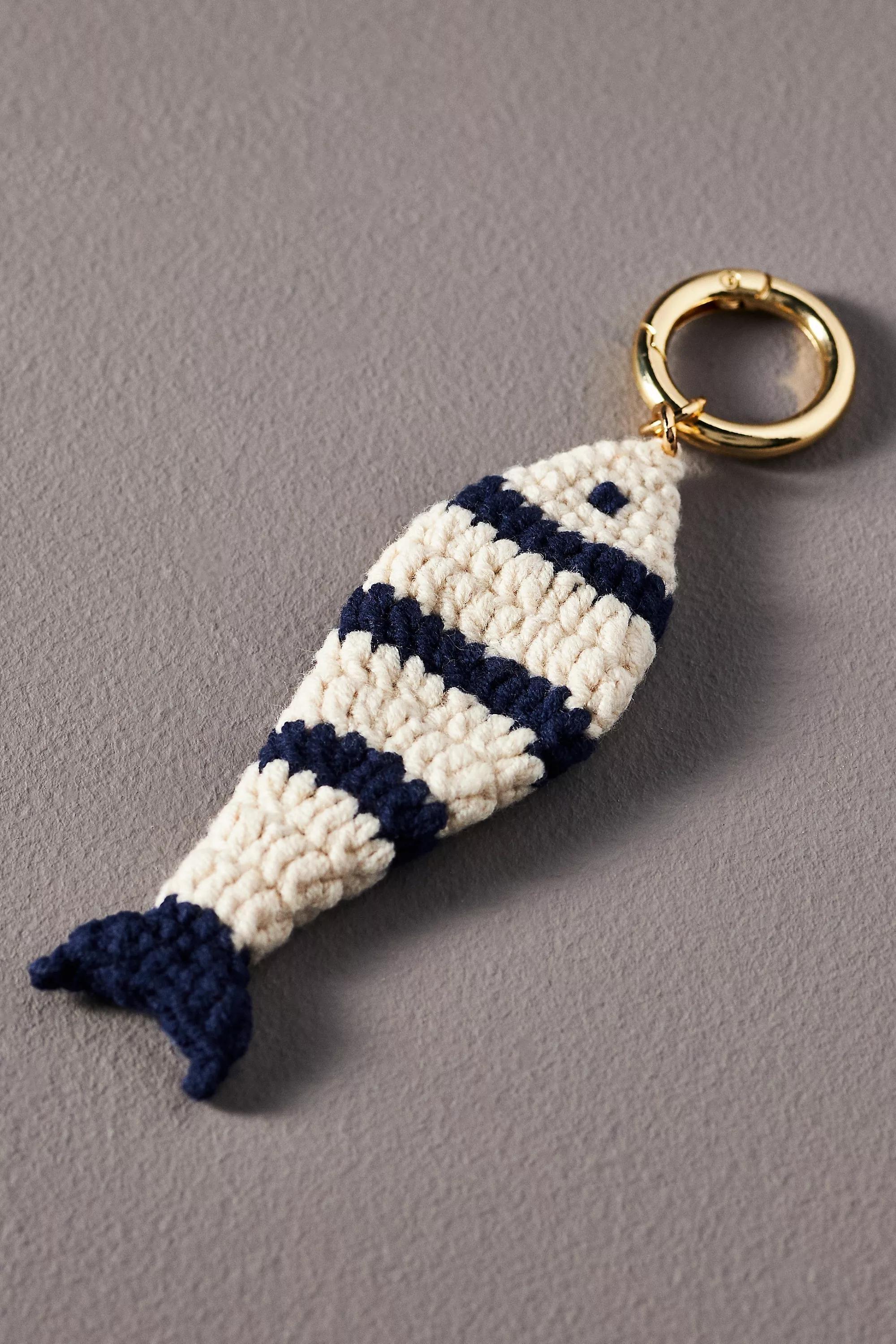 Under The Sea Bag Charm, Navy, A501_0041, large image number 4