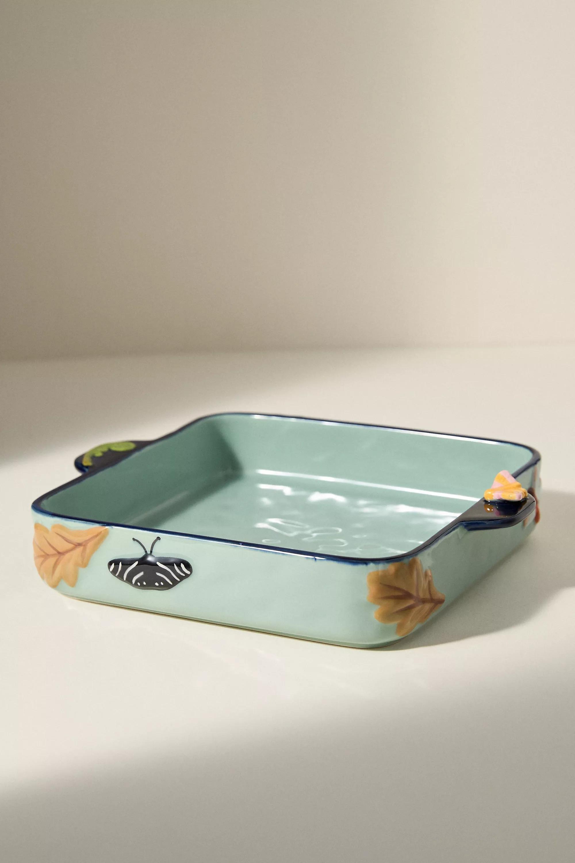 The Faye Icon Stoneware Square Baking Dish, Blue, A501_0045, large image number 1