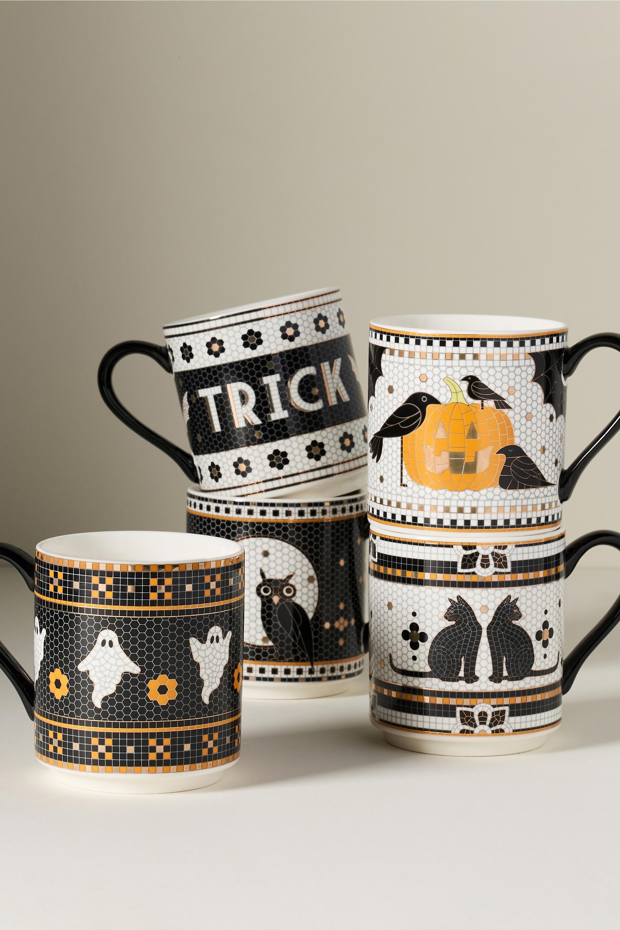 The Bistro Tile Stoneware Mug: Halloween Edition, A501_0201, medium