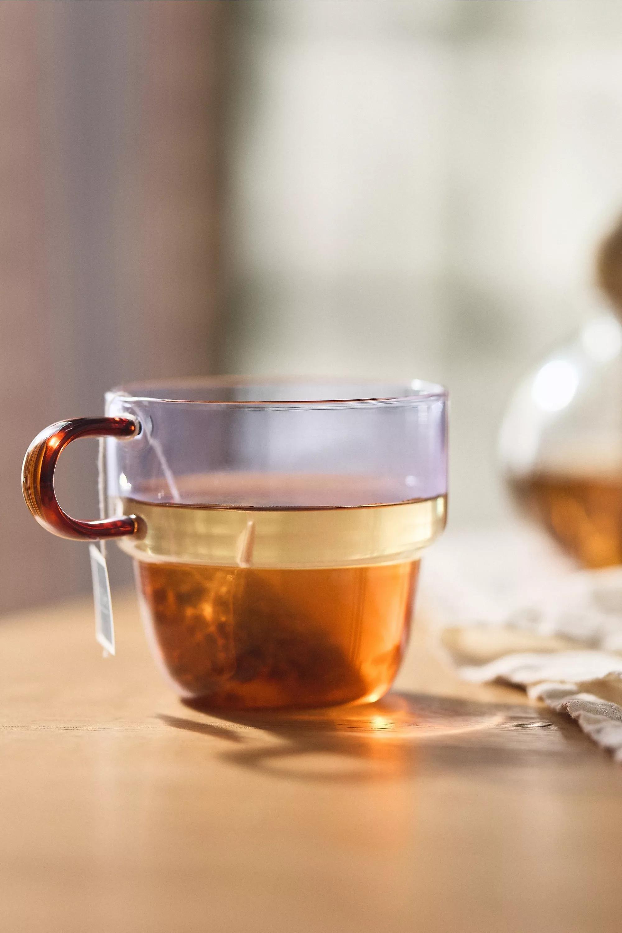 Celia Glass Mug, Orange, , medium
