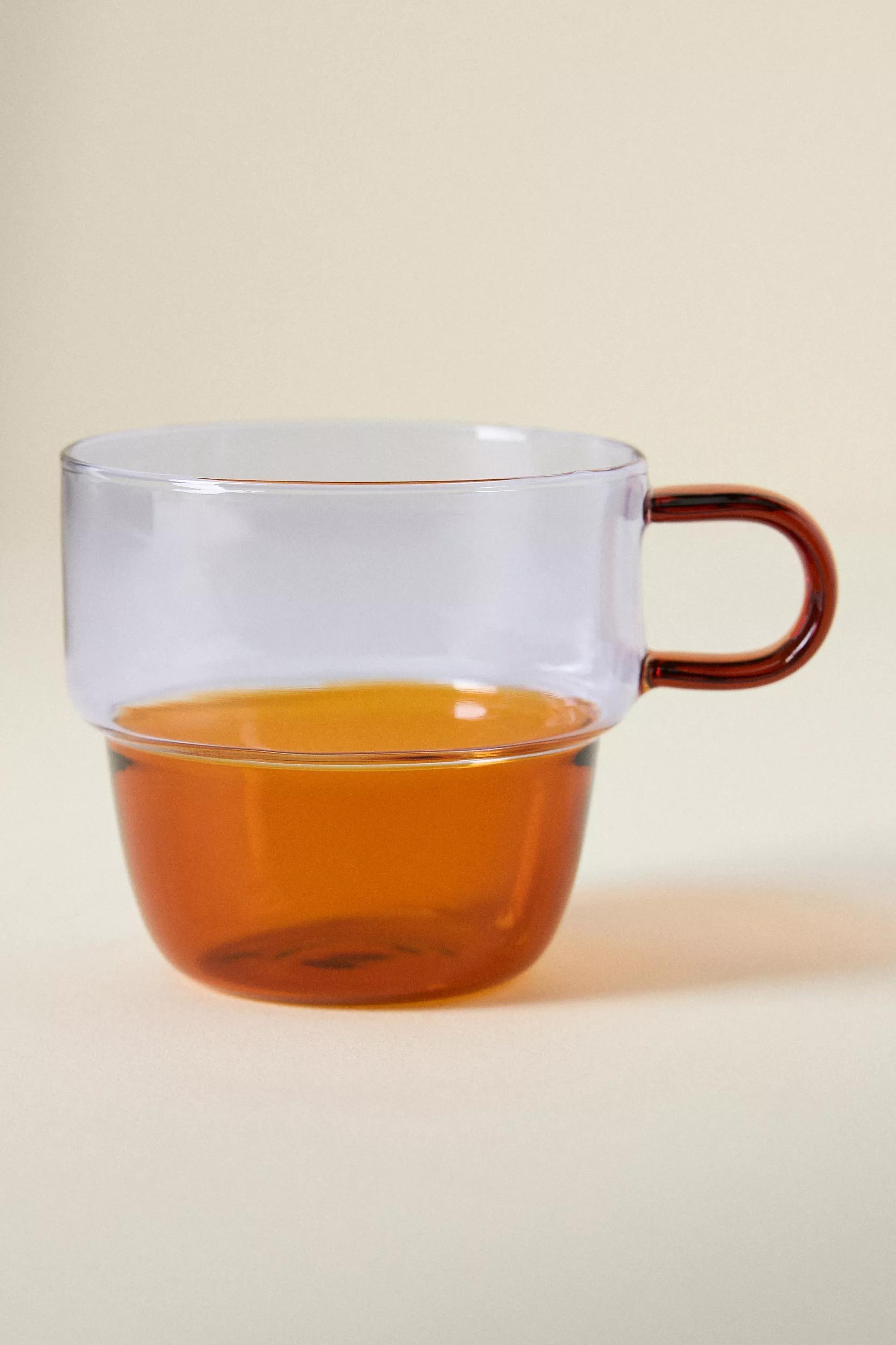 Celia Glass Mug, Orange, A501_0080, large image number 2