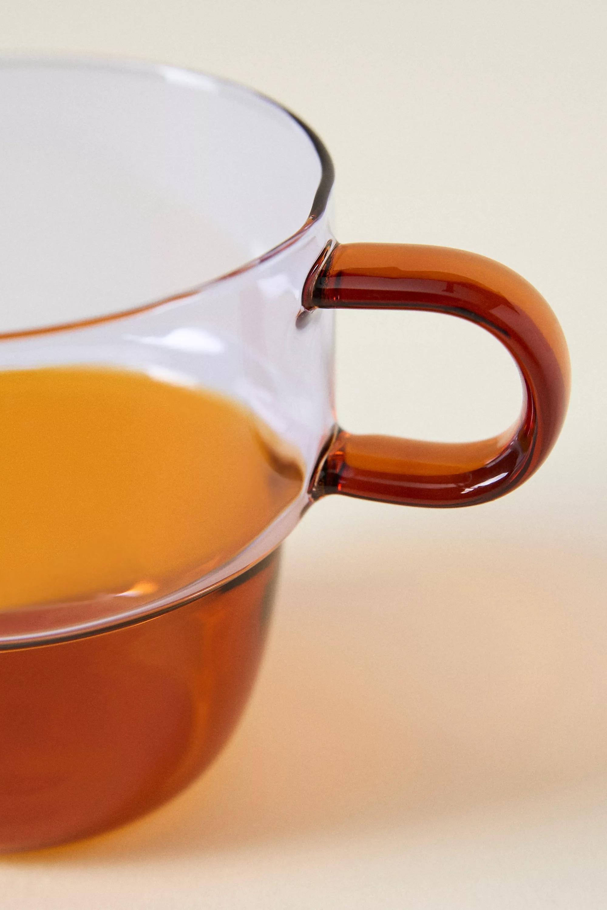 Celia Glass Mug, Orange, A501_0080, large image number 4