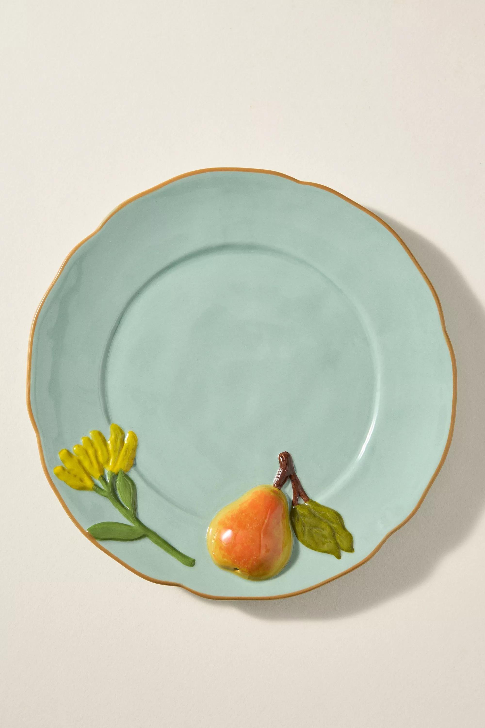 The Faye Icon Stoneware Dessert Plate, Blue, A501_0045, large image number 2
