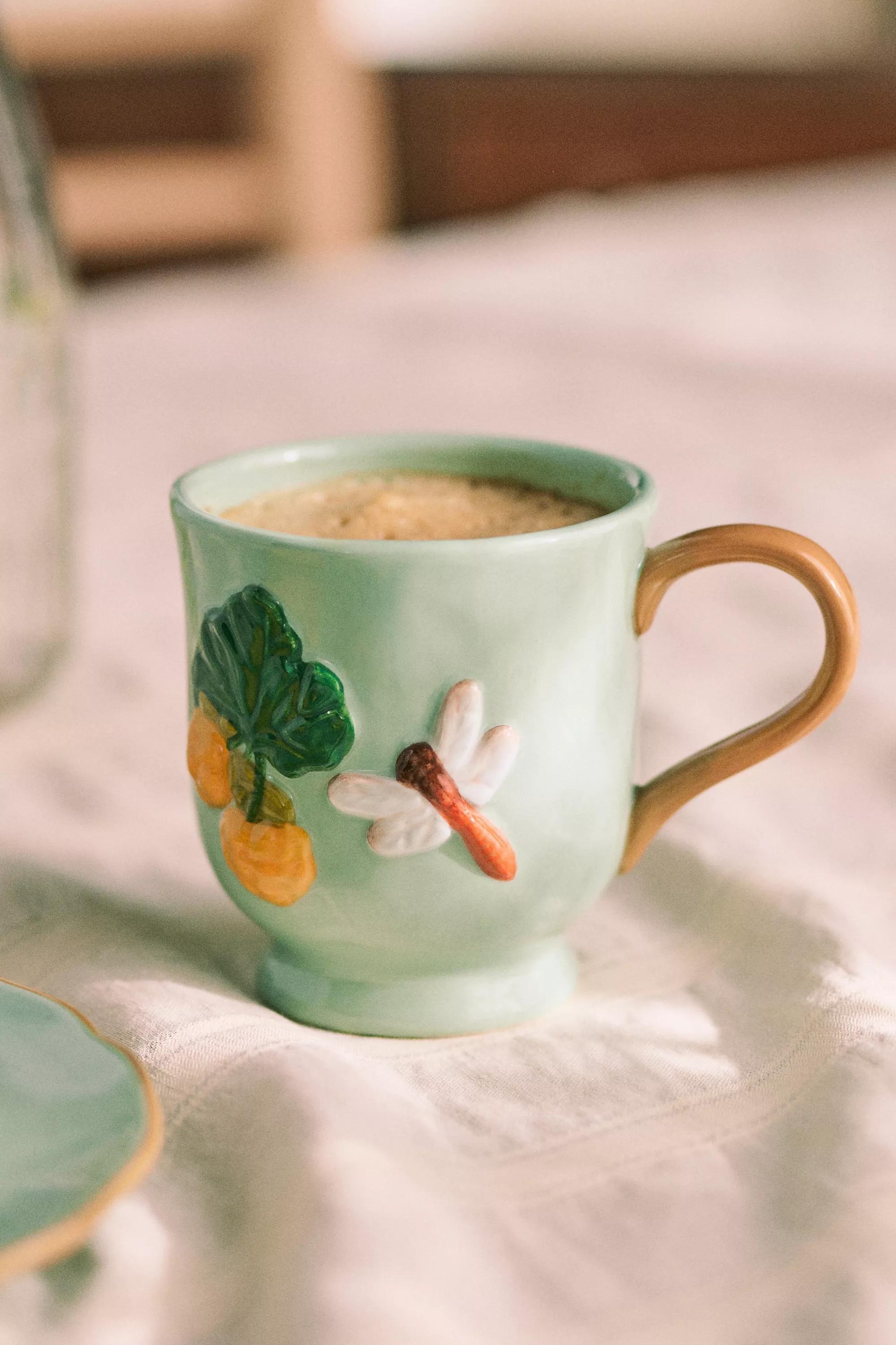 The Faye Icon Stoneware Mug, Blue, A501_0045, large image number 0