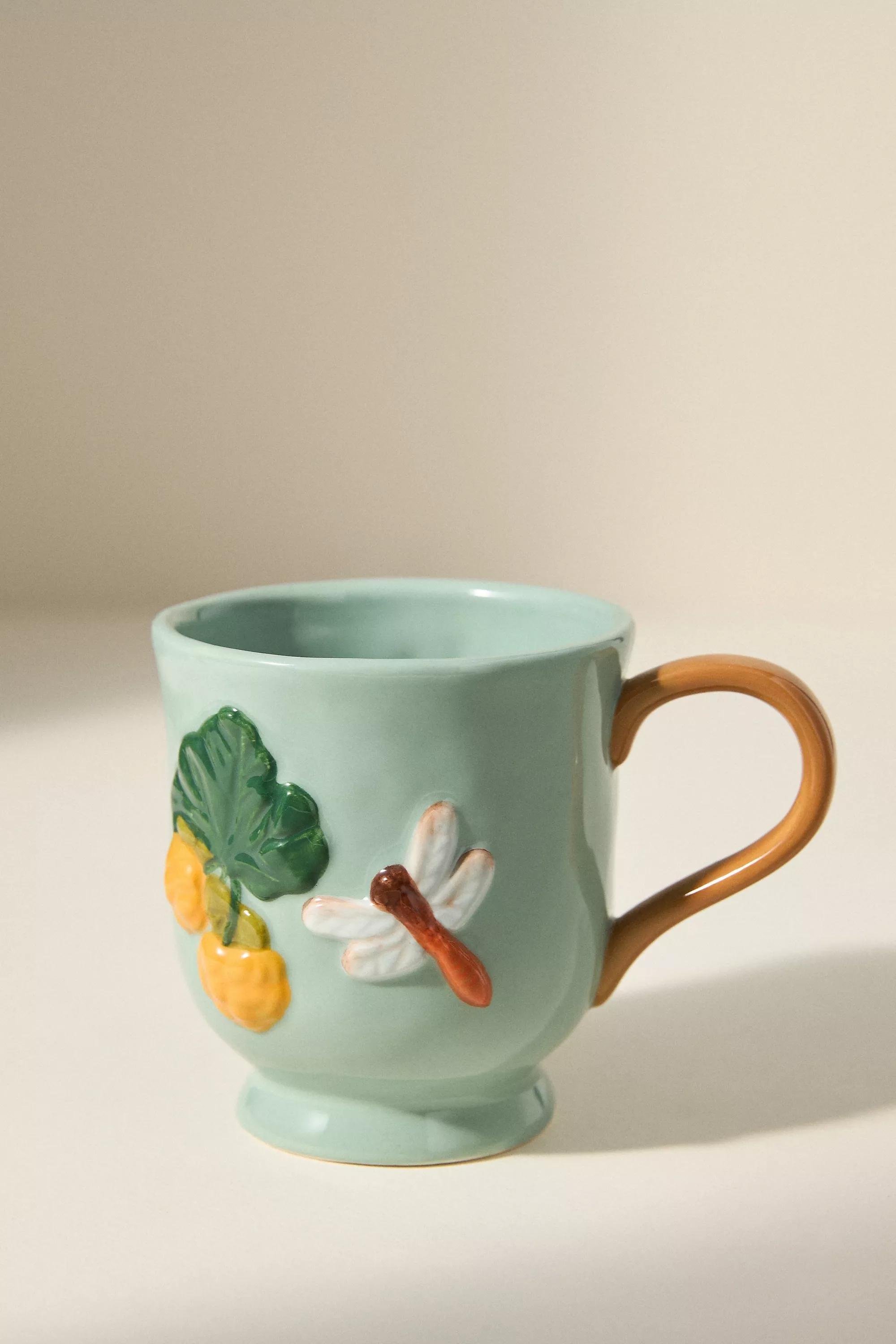 The Faye Icon Stoneware Mug, Blue, A501_0045, large image number 1