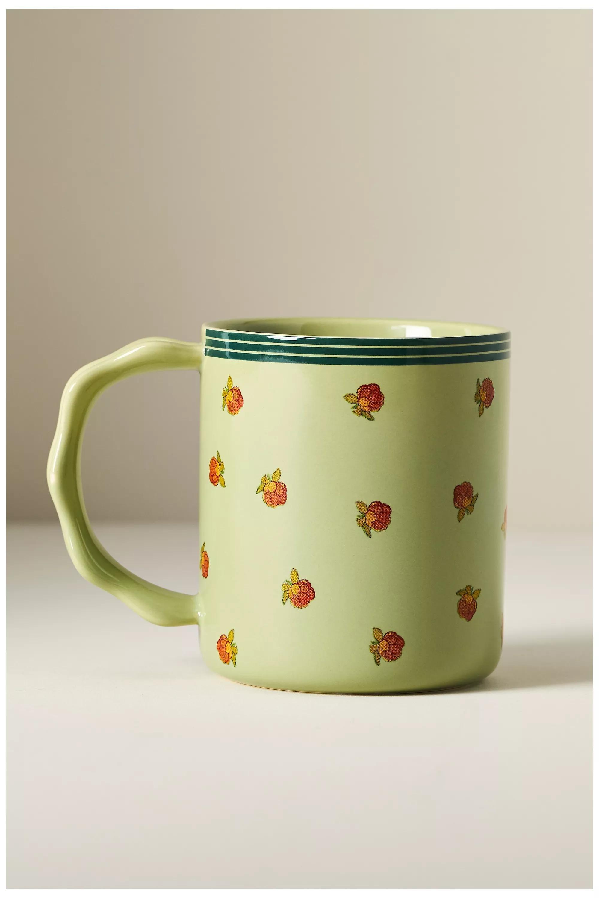 Georgie Stoneware Mug, Green, A501_0030, large image number 0