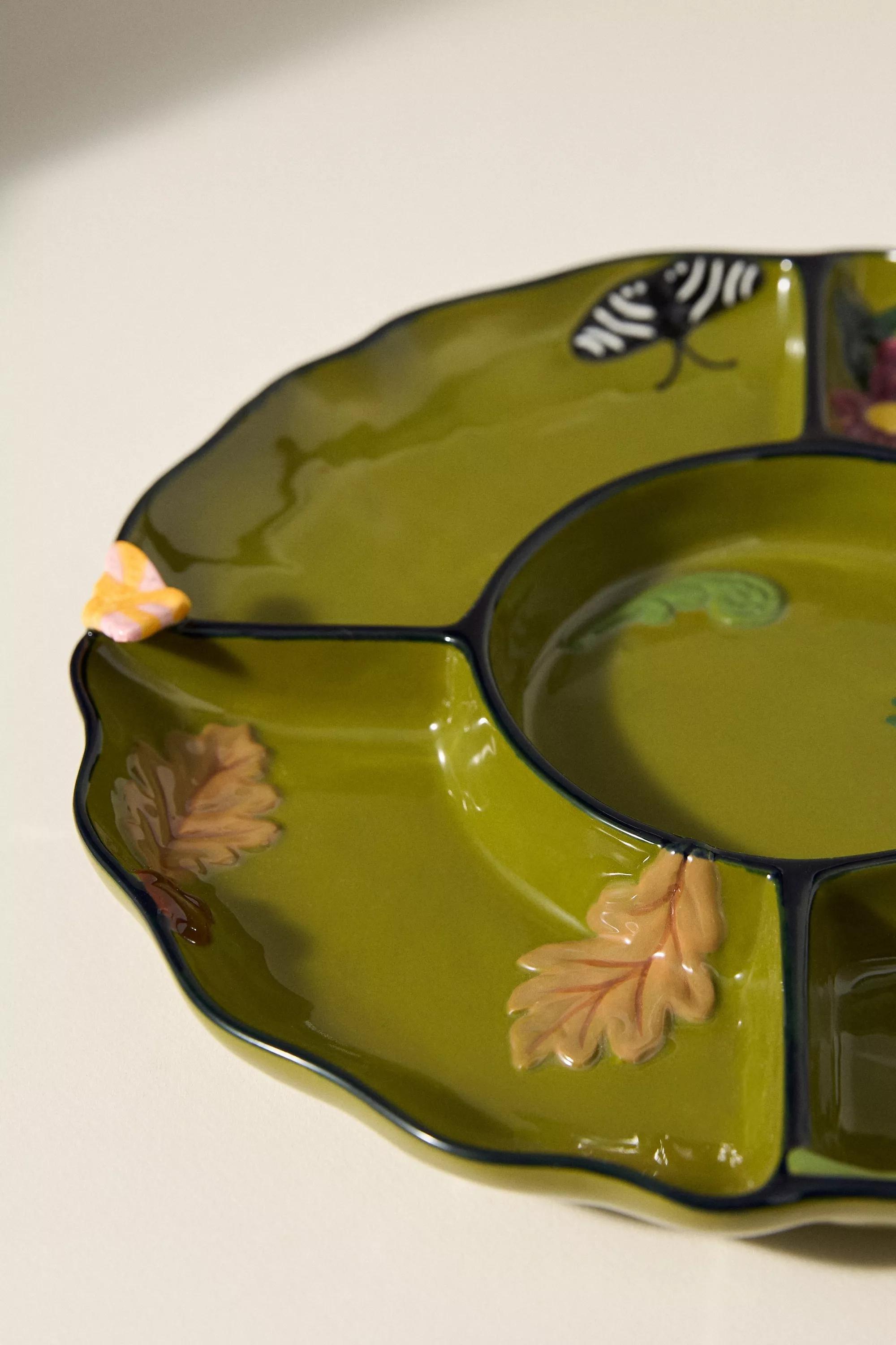 The Faye Icon Stoneware Crudition Plate, Green, A501_0031, large image number 2
