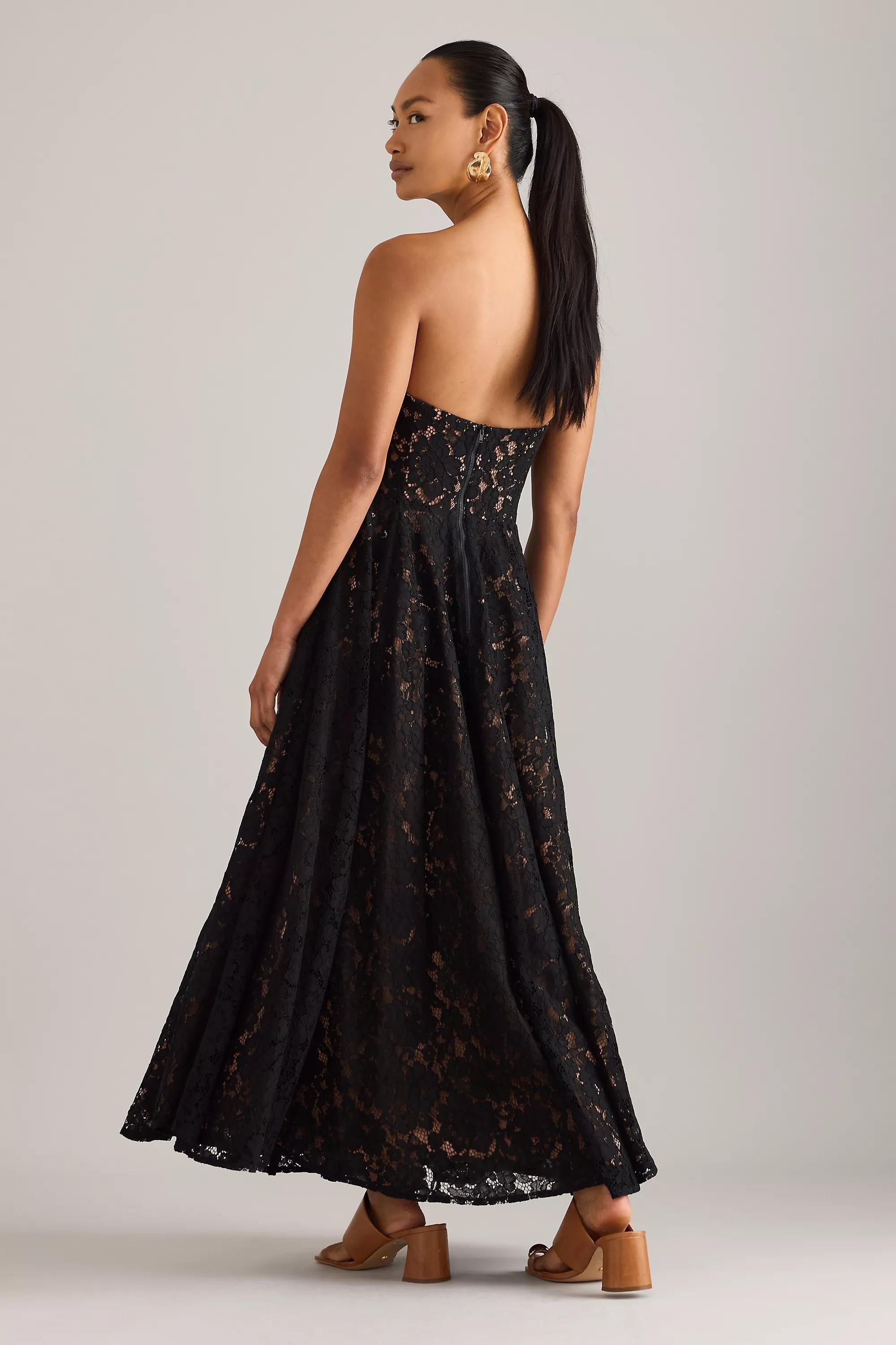 BLACK Bardot Opal Lace Midi Dress, A501_0001, medium