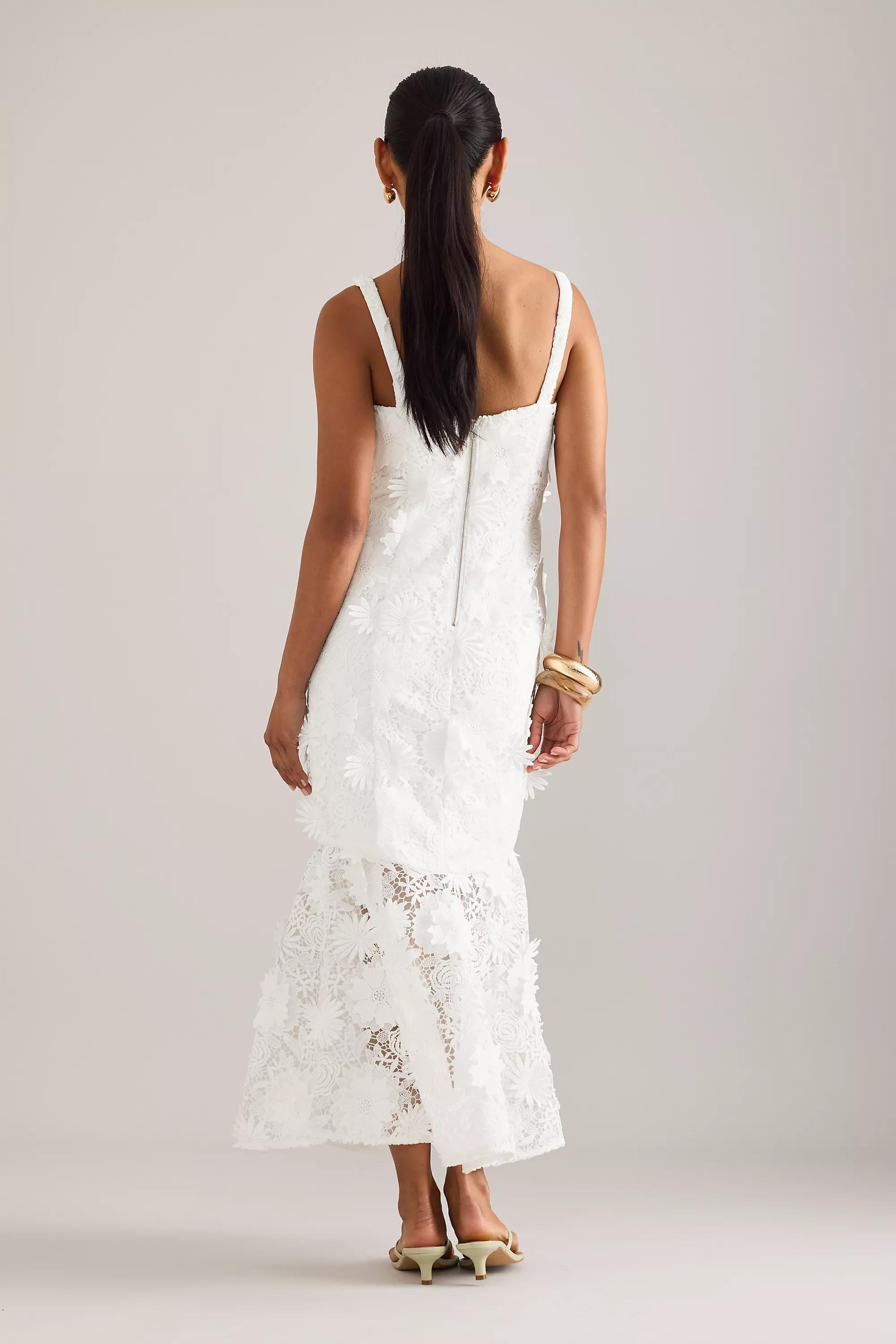 Bardot Marico Lace Midi Dress, White, , large image number 1
